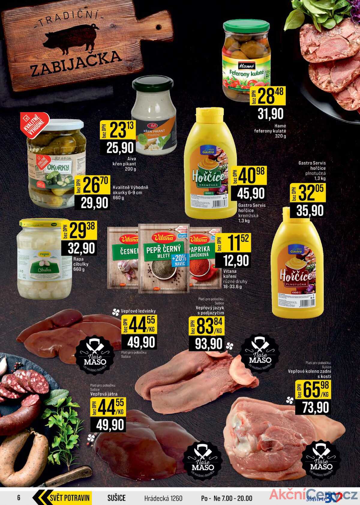 JIP Cash & Carry České Budějovice, Most, Náchod, Polička, Sušice a Svoboda nad Úpou 22.10. - 28.10. strana 6
