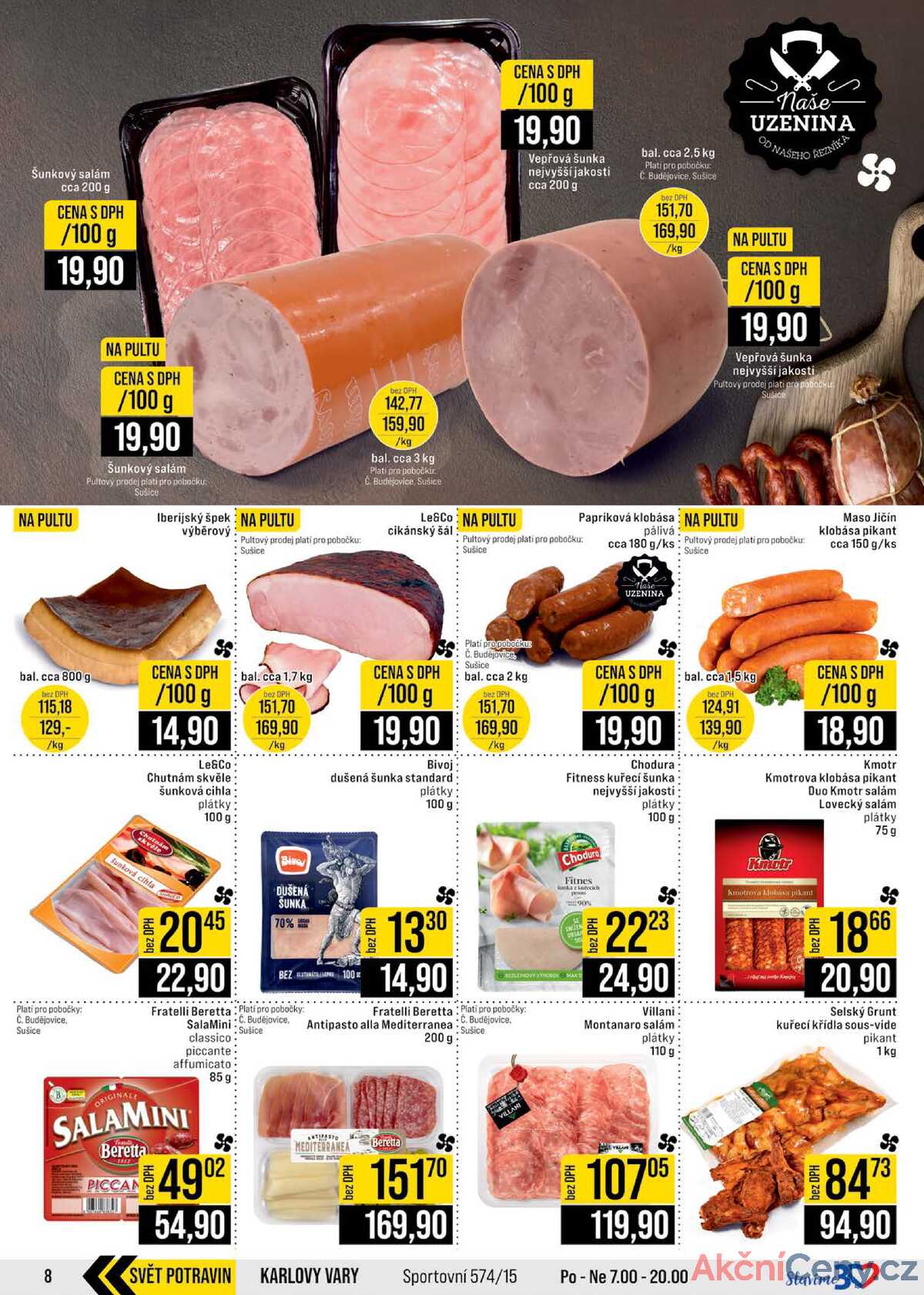 JIP Cash & Carry České Budějovice, Most, Náchod, Polička, Sušice a Svoboda nad Úpou 22.10. - 28.10. strana 8