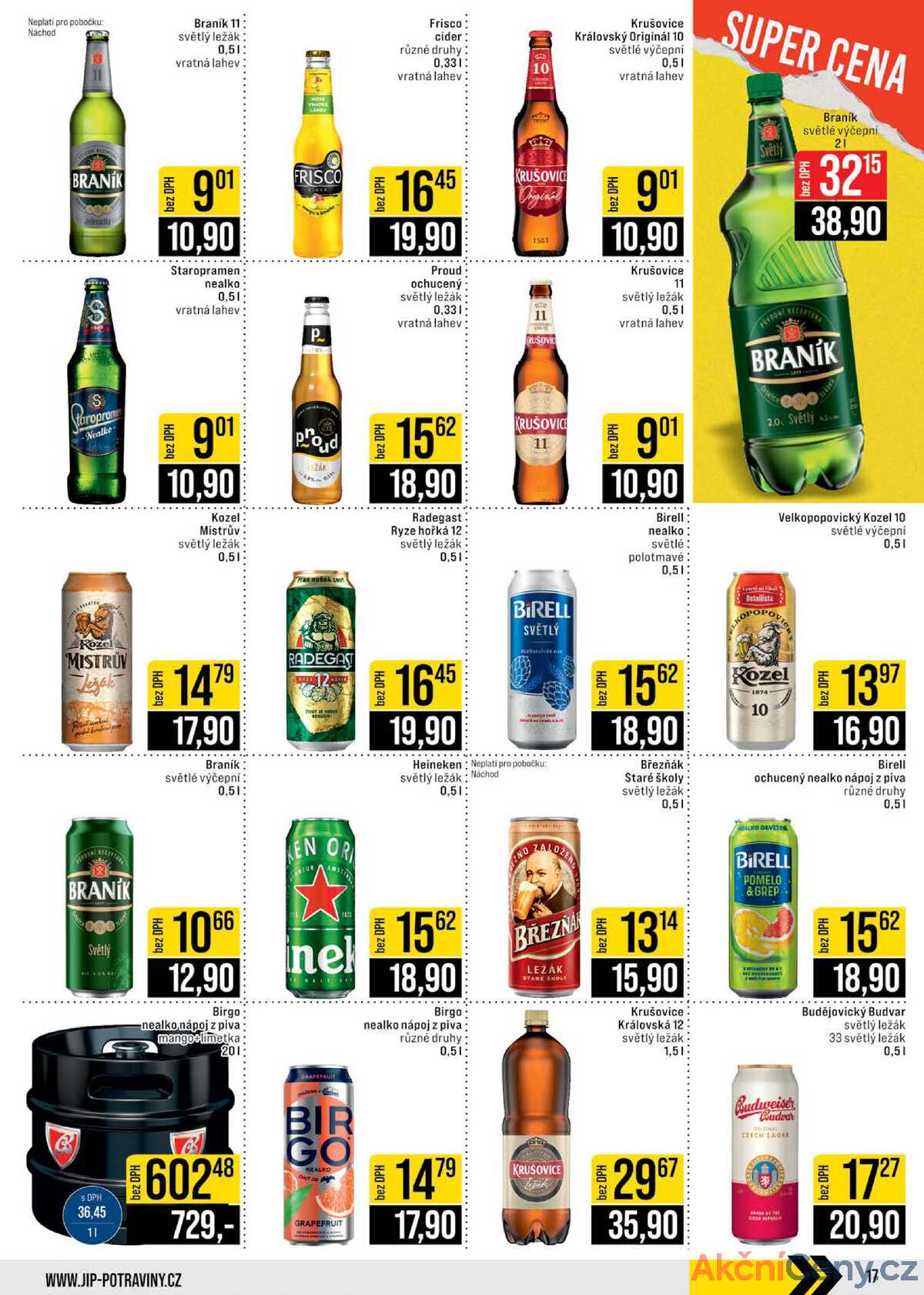 JIP Cash & Carry České Budějovice, Most, Náchod, Polička, Sušice a Svoboda nad Úpou 22.10. - 28.10. strana 17
