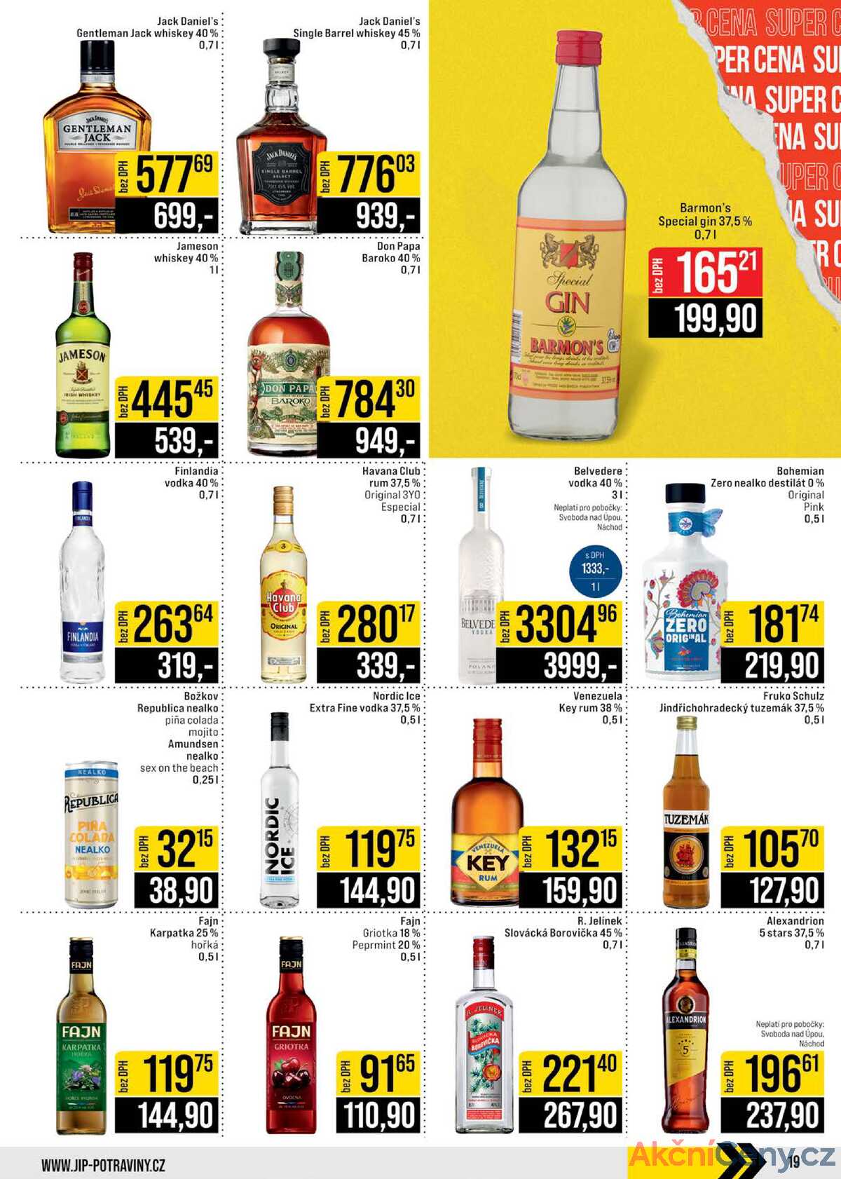 JIP Cash & Carry České Budějovice, Most, Náchod, Polička, Sušice a Svoboda nad Úpou 22.10. - 28.10. strana 19