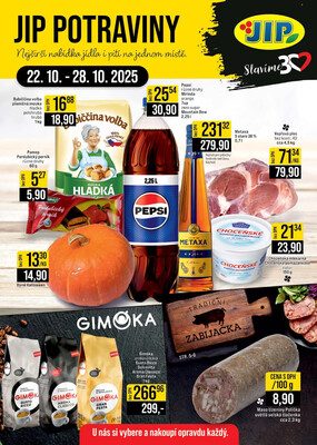 JIP Cash &amp;amp; Carry České Budějovice, Most, Náchod, Polička, Sušice a Svoboda nad Úpou 22.10. - 28.10.