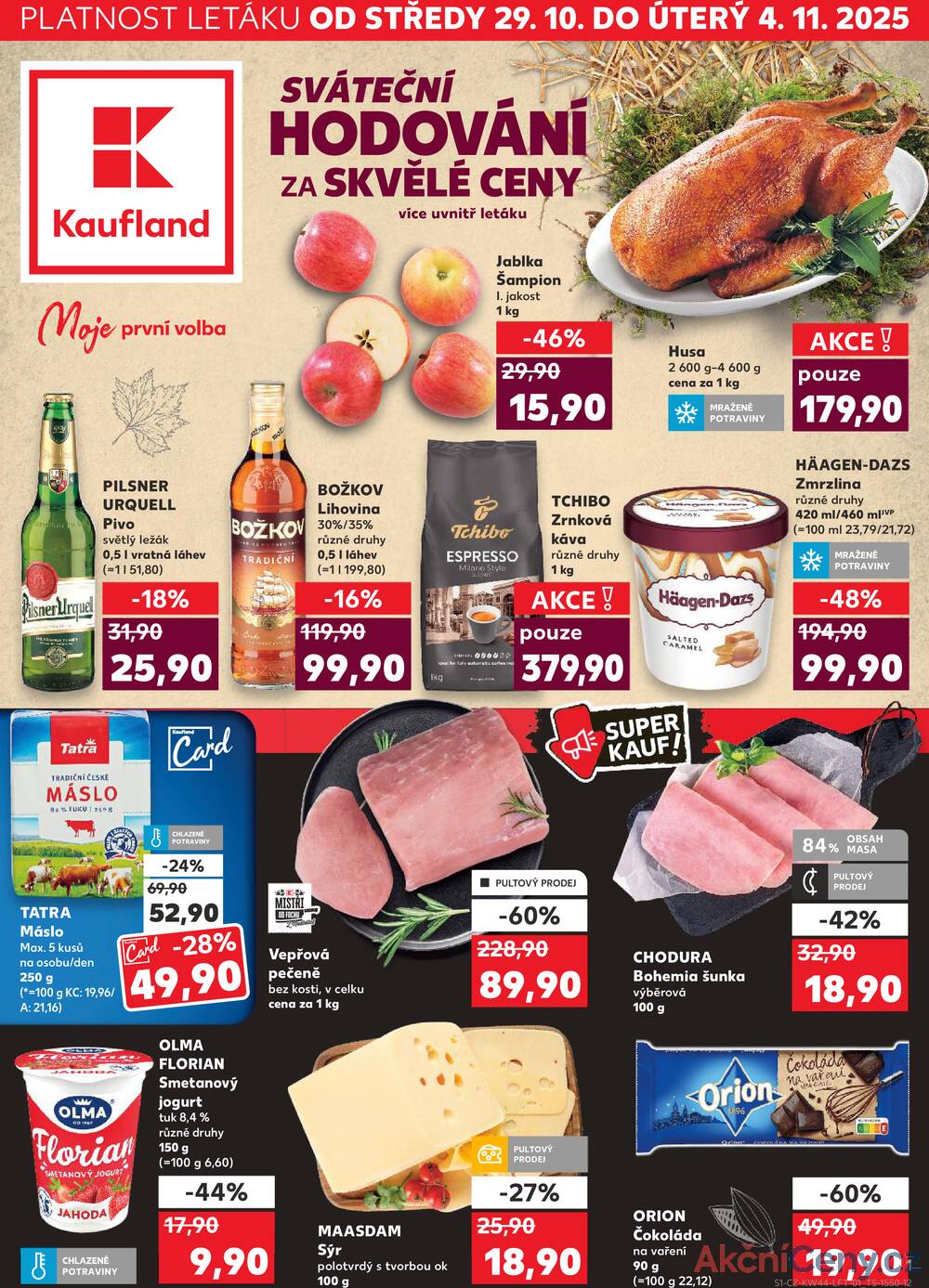 Leták Kaufland - Kaufland 28.10. - 4.11. - Kaufland - Havlíčkův Brod - strana 1