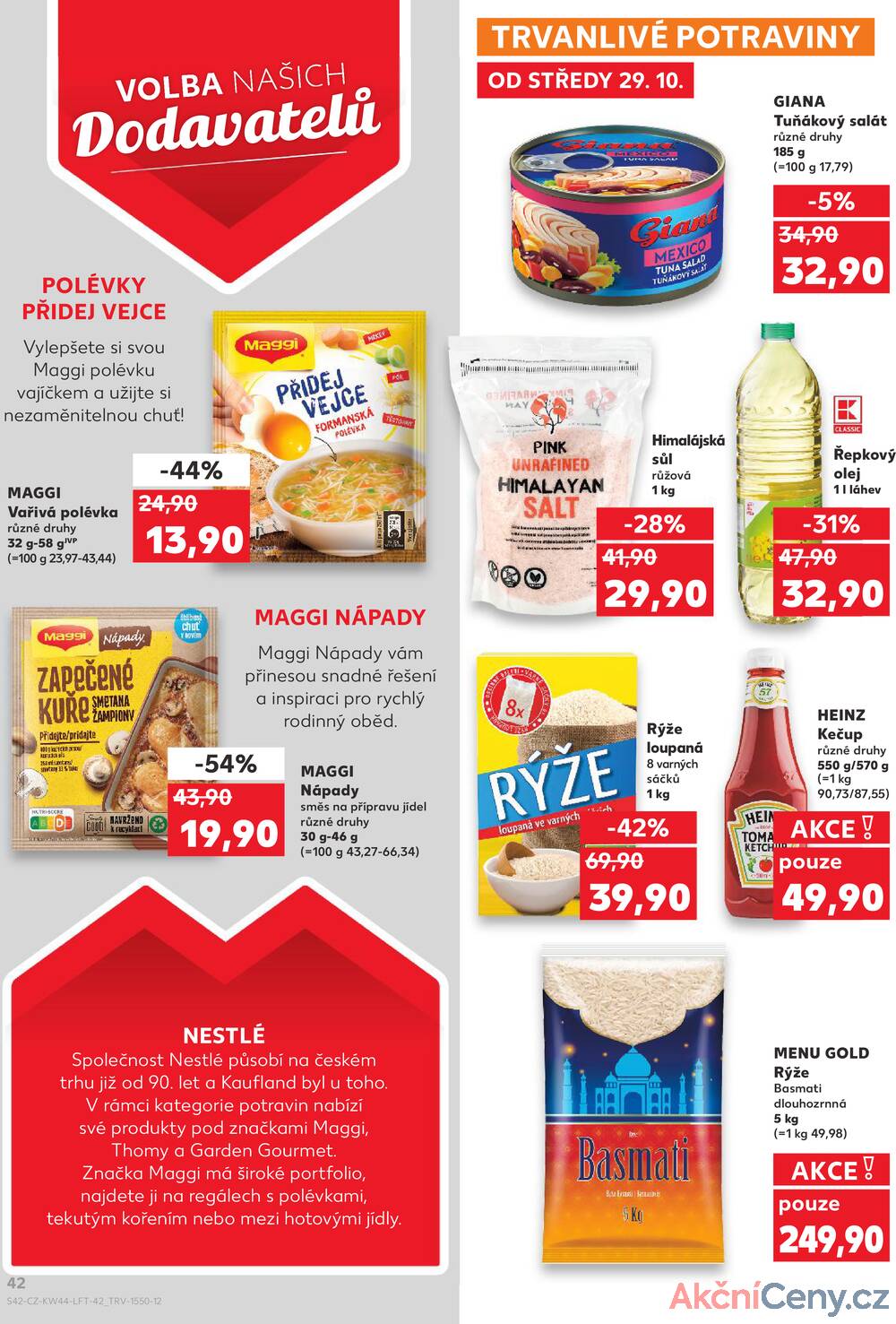 Leták Kaufland - Kaufland 28.10. - 4.11. - Kaufland - Havlíčkův Brod - strana 42 Leták Kaufland - Kaufland 28.10. - 4.11. - Kaufland - Havlíčkův Brod - strana 42