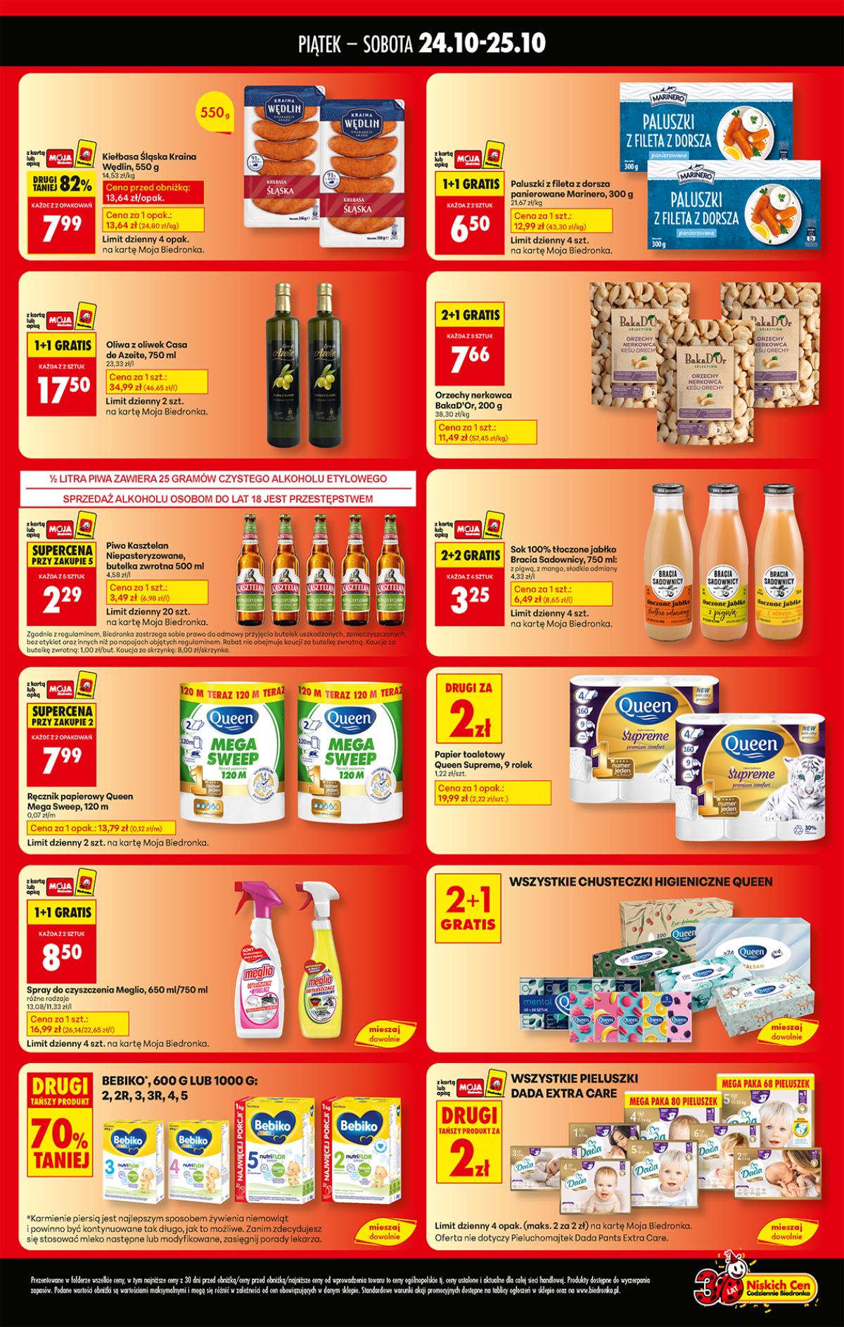 Leták Biedronka Polsko 24.10.-25.10.2025 strana 2
