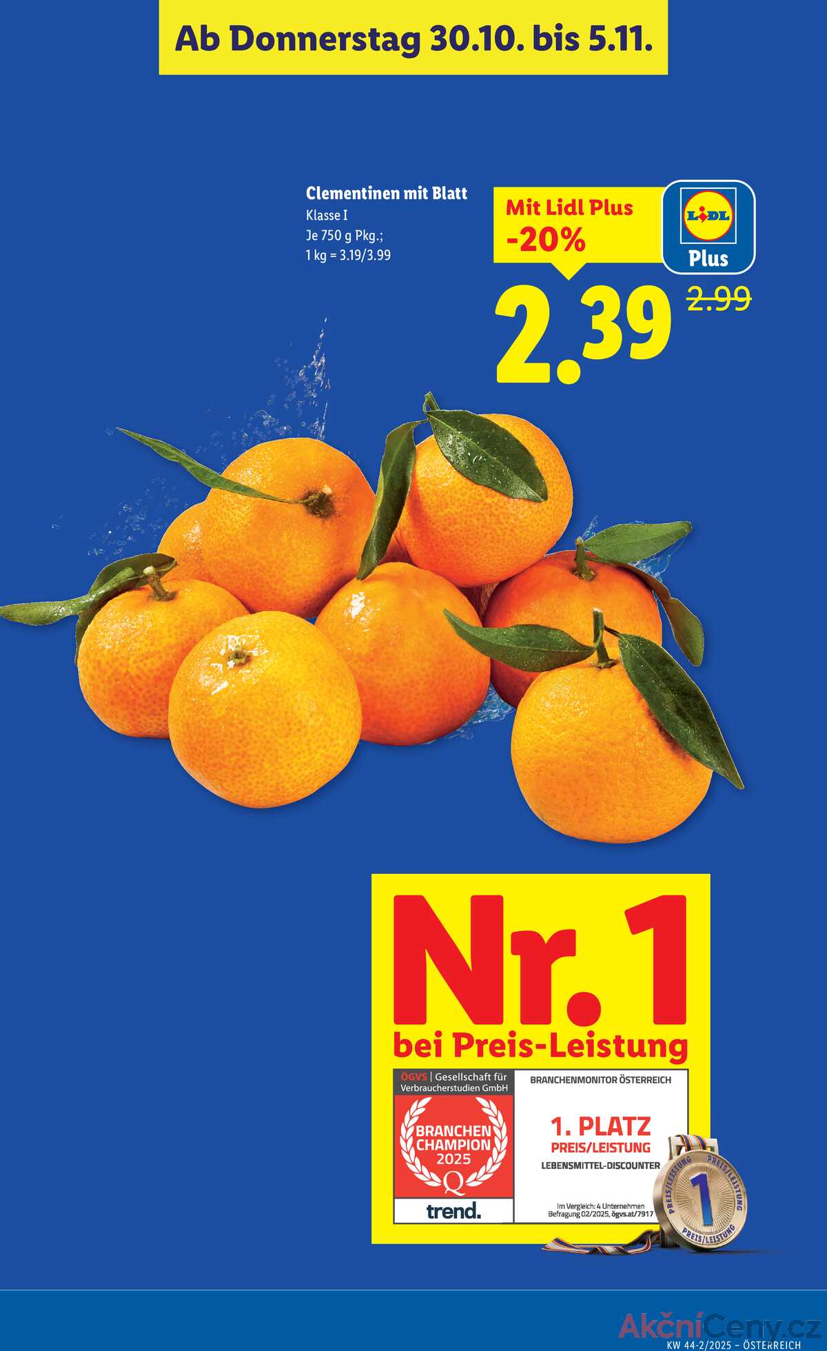 Leták Lidl Rakousko 30.10.-5.11.2025 strana 5