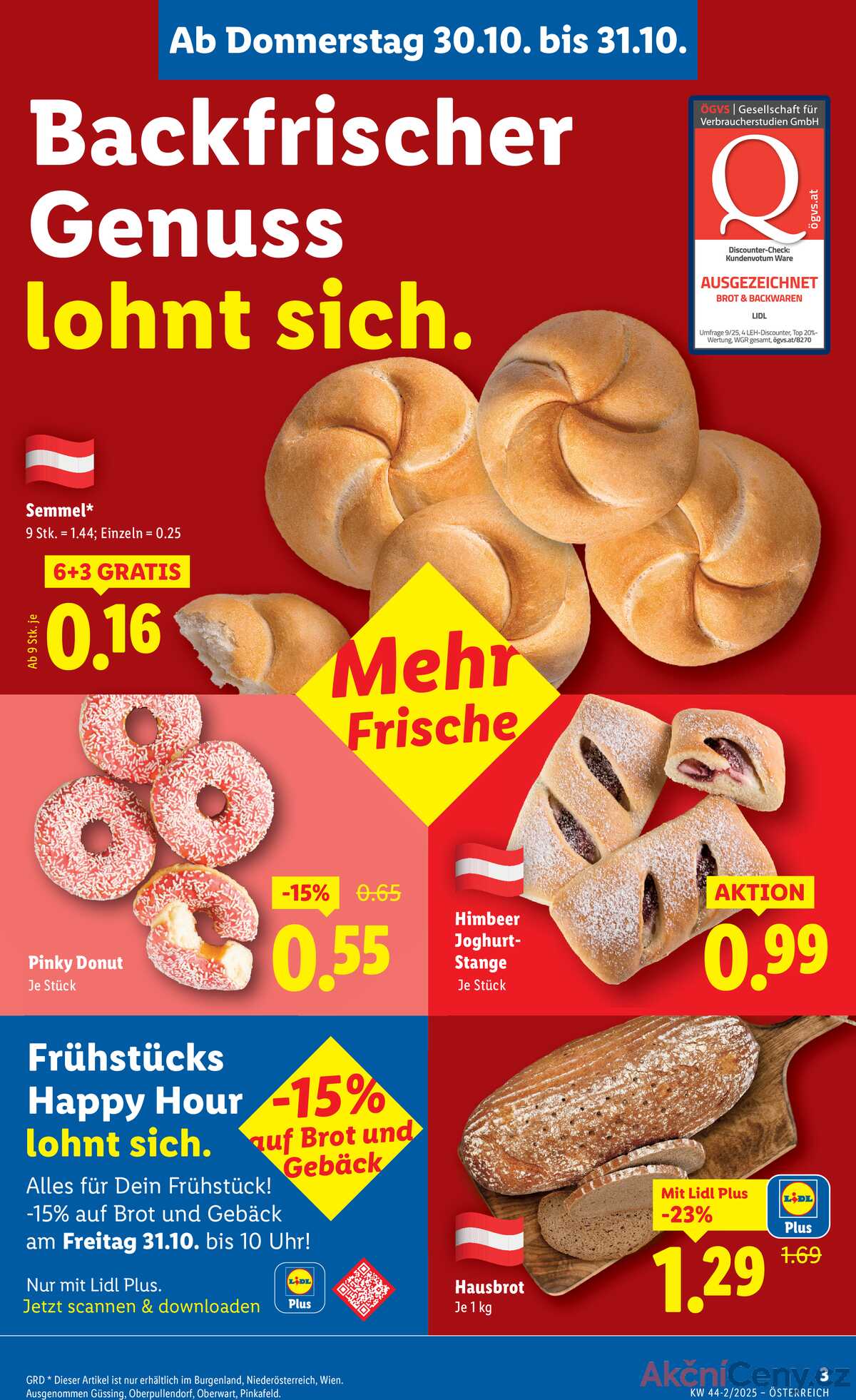 Leták Lidl Rakousko 30.10.-5.11.2025 strana 7
