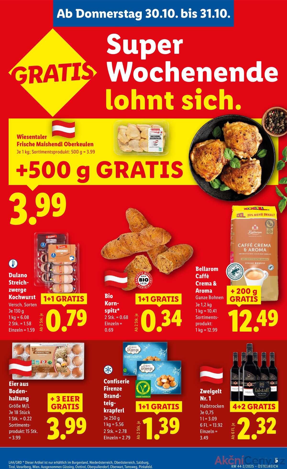 Leták Lidl Rakousko 30.10.-5.11.2025 strana 9