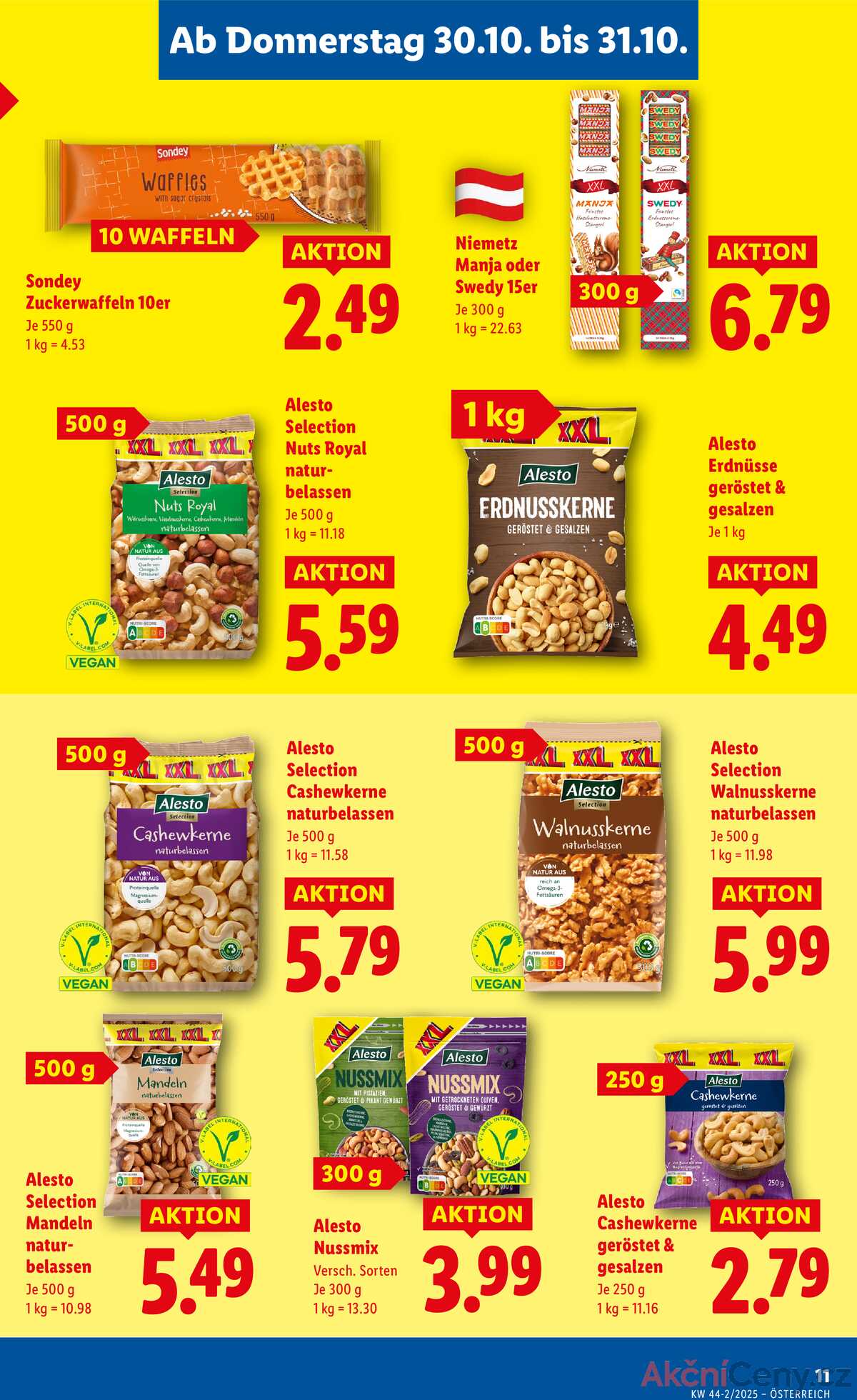 Leták Lidl Rakousko 30.10.-5.11.2025 strana 15