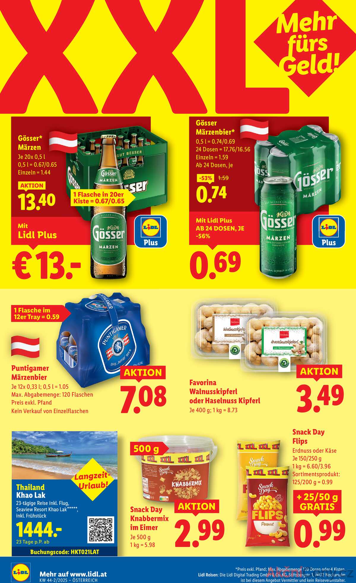 Leták Lidl Rakousko 30.10.-5.11.2025 strana 16