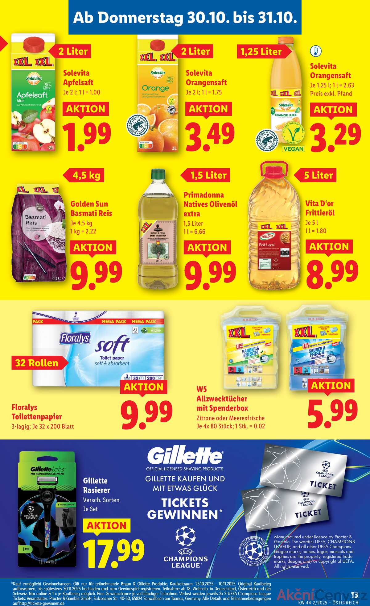Leták Lidl Rakousko 30.10.-5.11.2025 strana 17