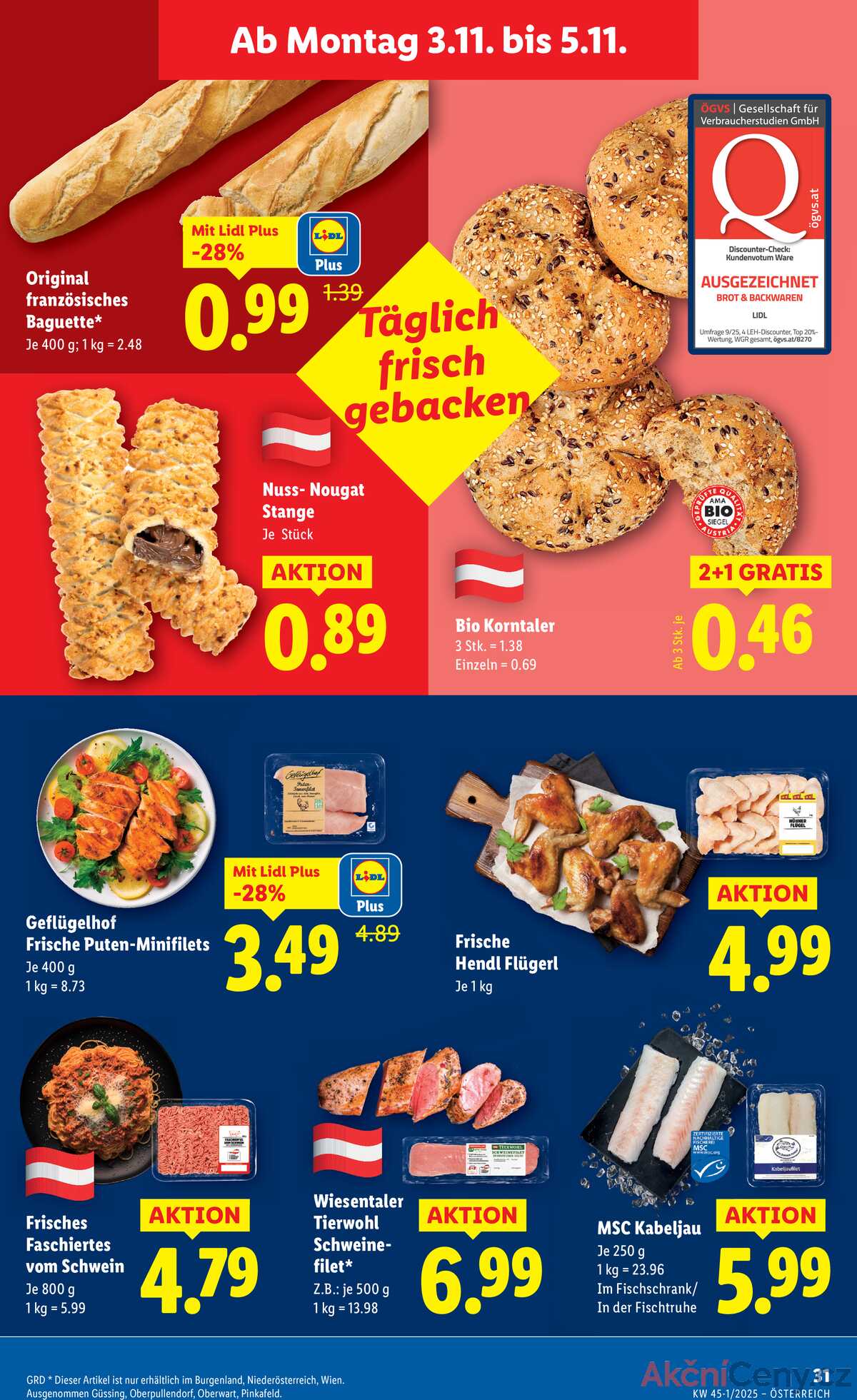 Leták Lidl Rakousko 30.10.-5.11.2025 strana 37