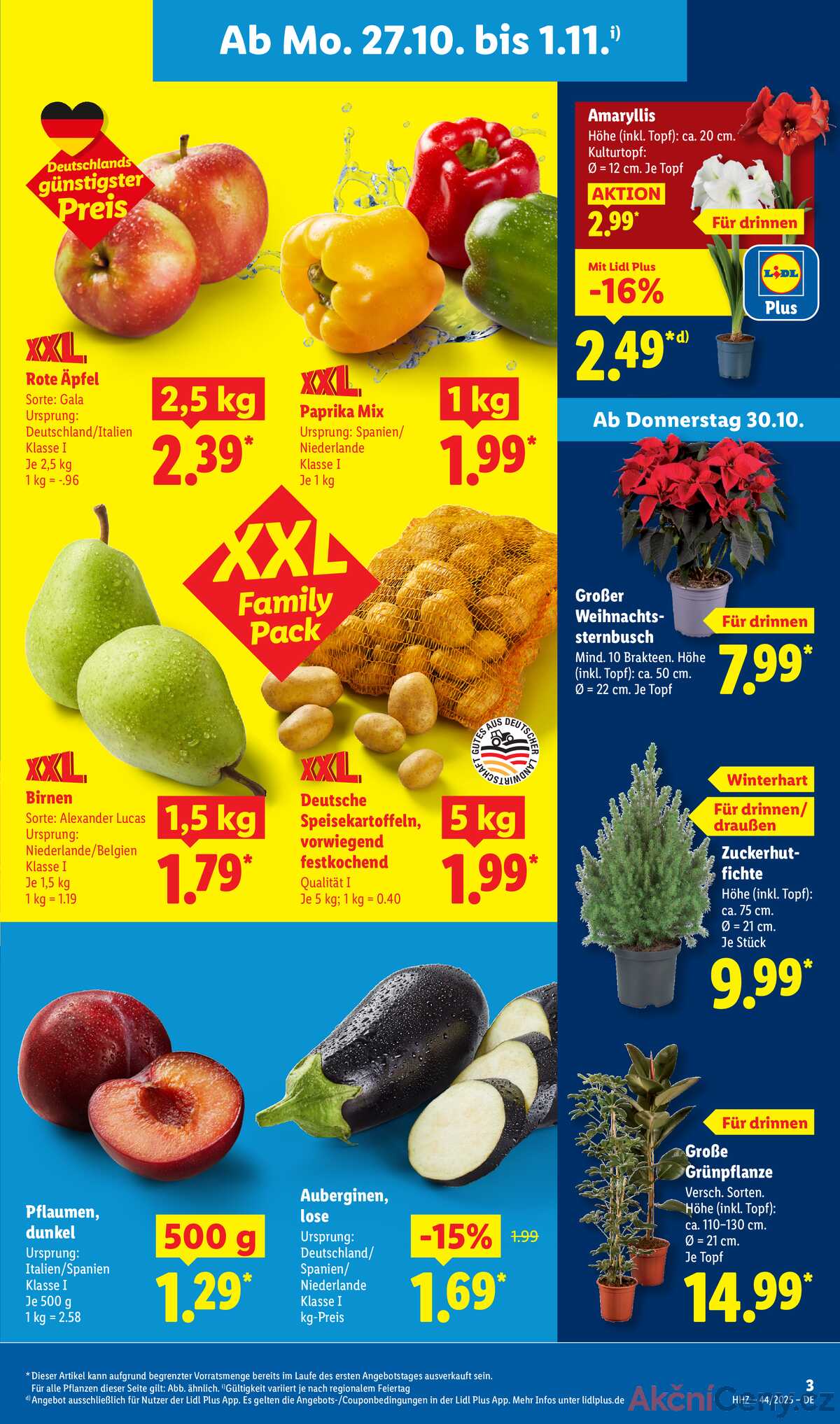 Leták Lidl Německo 27.10.-1.11.2025 strana 3