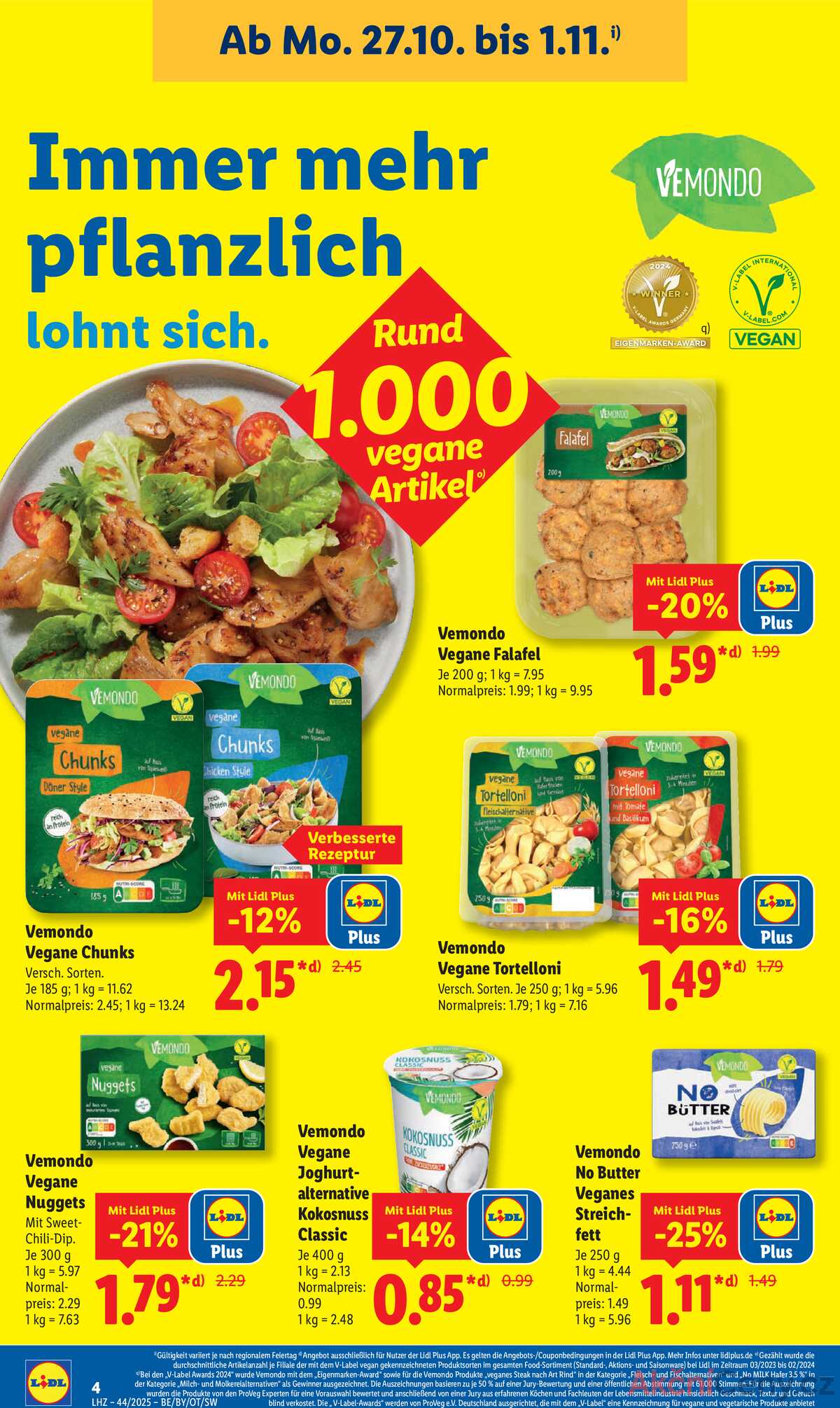 Leták Lidl Německo 27.10.-1.11.2025 strana 8