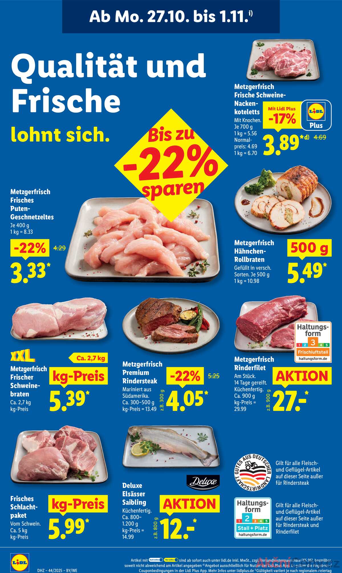 Leták Lidl Německo 27.10.-1.11.2025 strana 18
