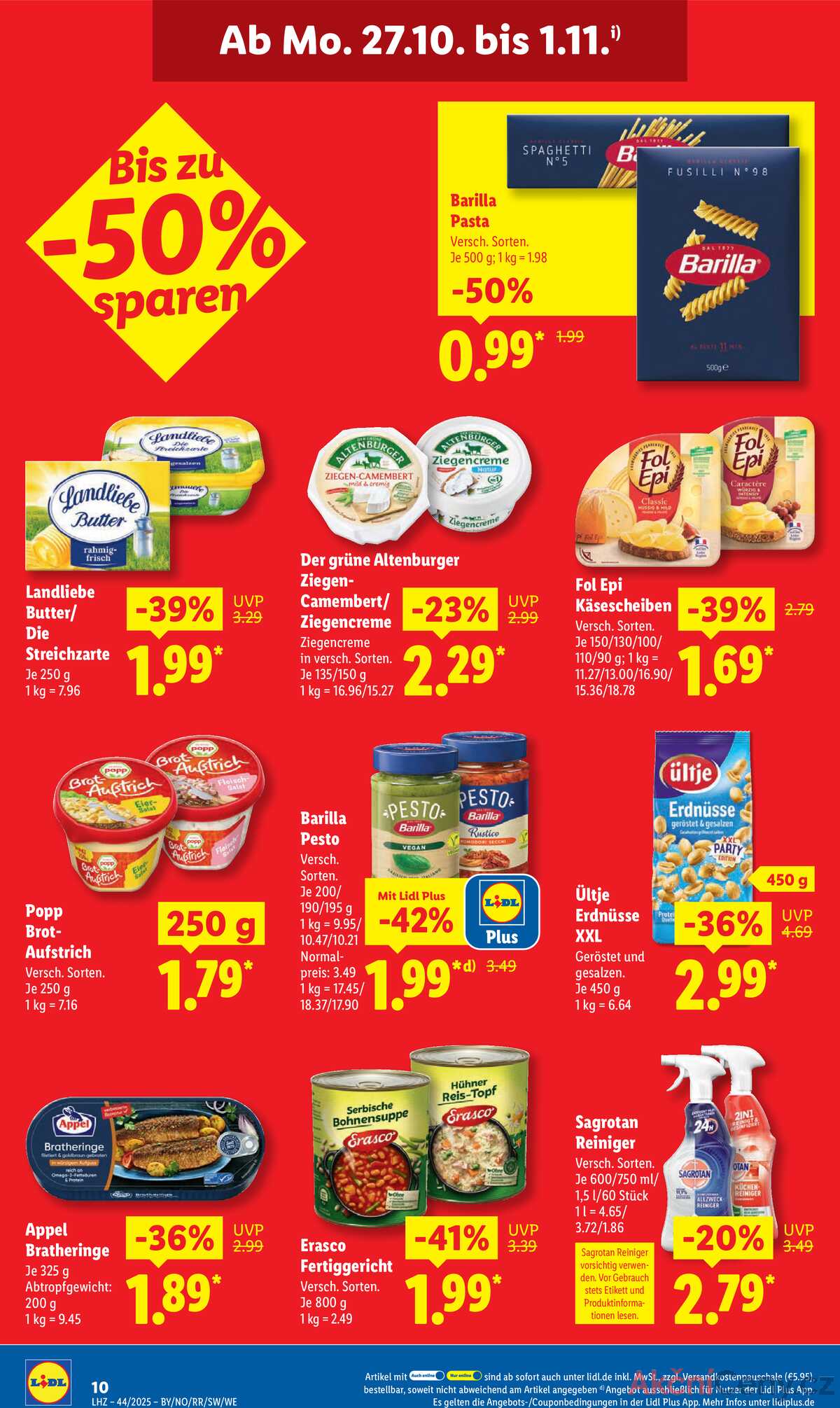 Leták Lidl Německo 27.10.-1.11.2025 strana 24