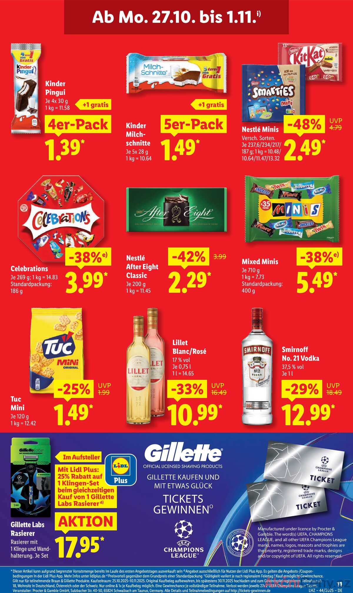 Leták Lidl Německo 27.10.-1.11.2025 strana 25