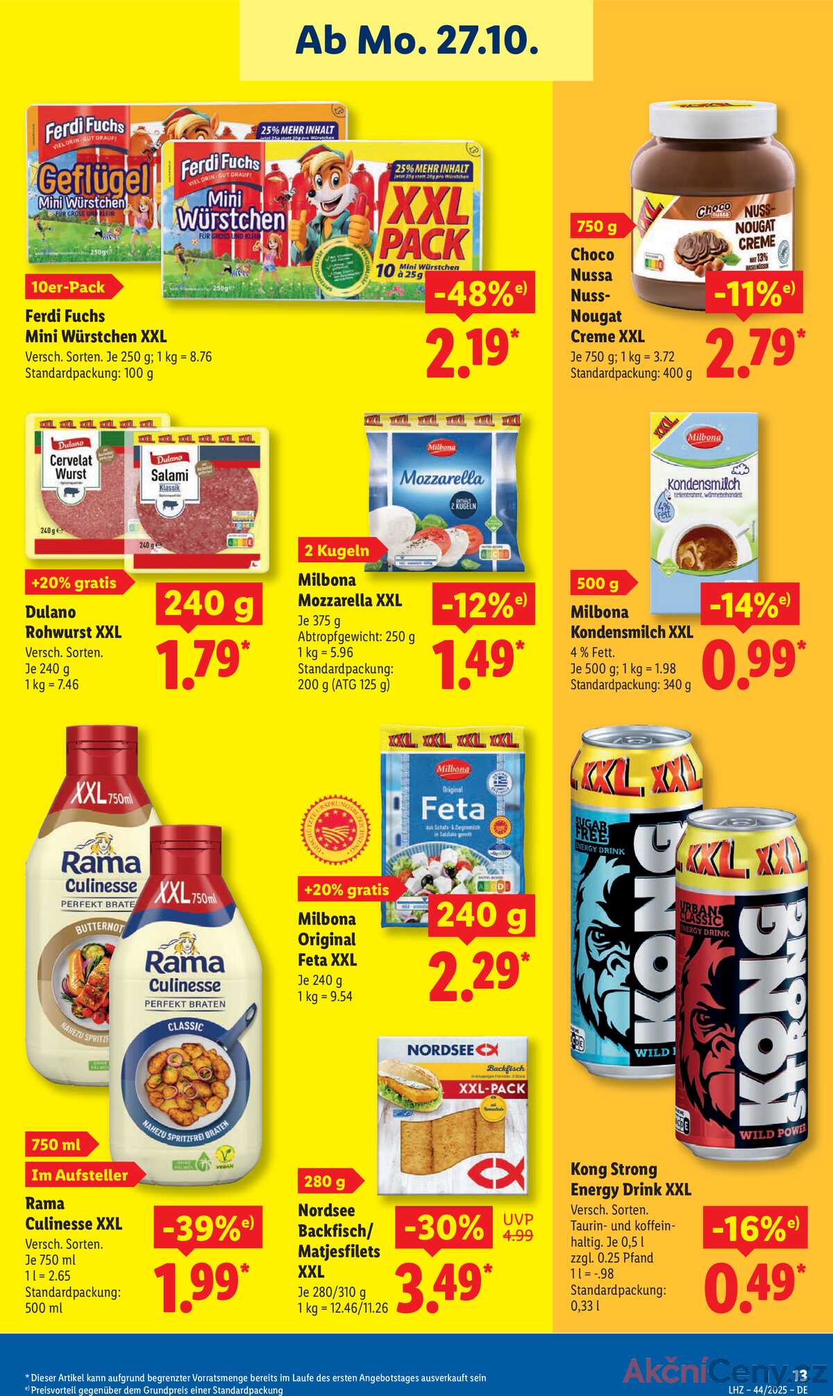 Leták Lidl Německo 27.10.-1.11.2025 strana 29