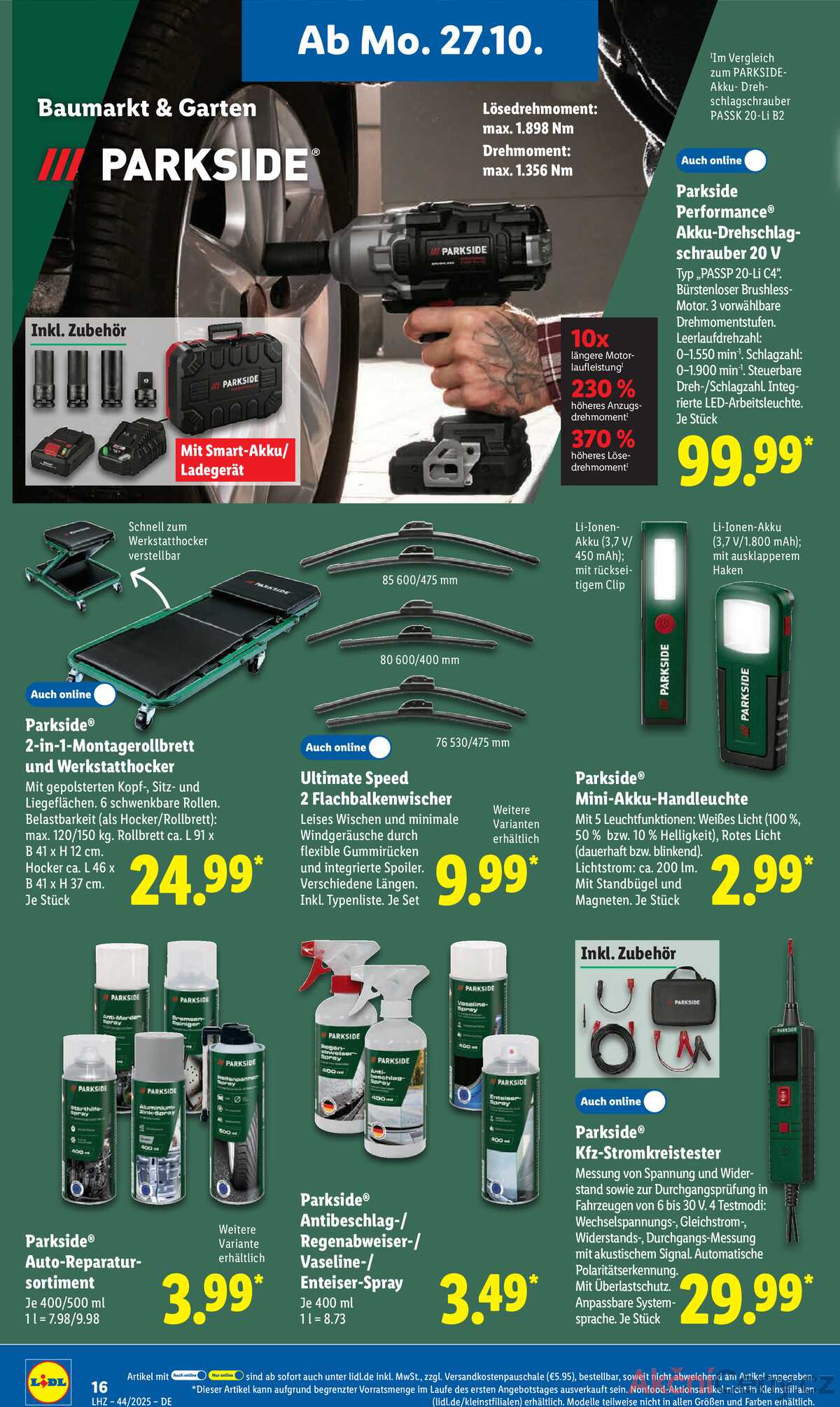 Leták Lidl Německo 27.10.-1.11.2025 strana 32