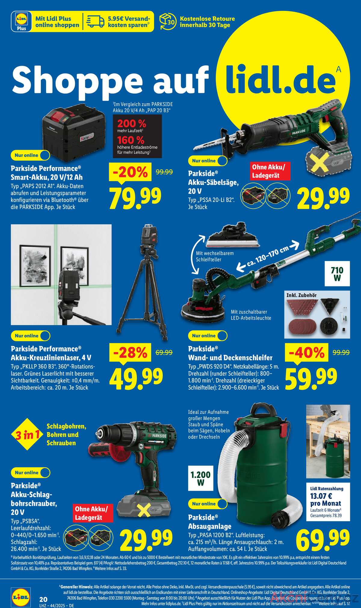 Leták Lidl Německo 27.10.-1.11.2025 strana 36