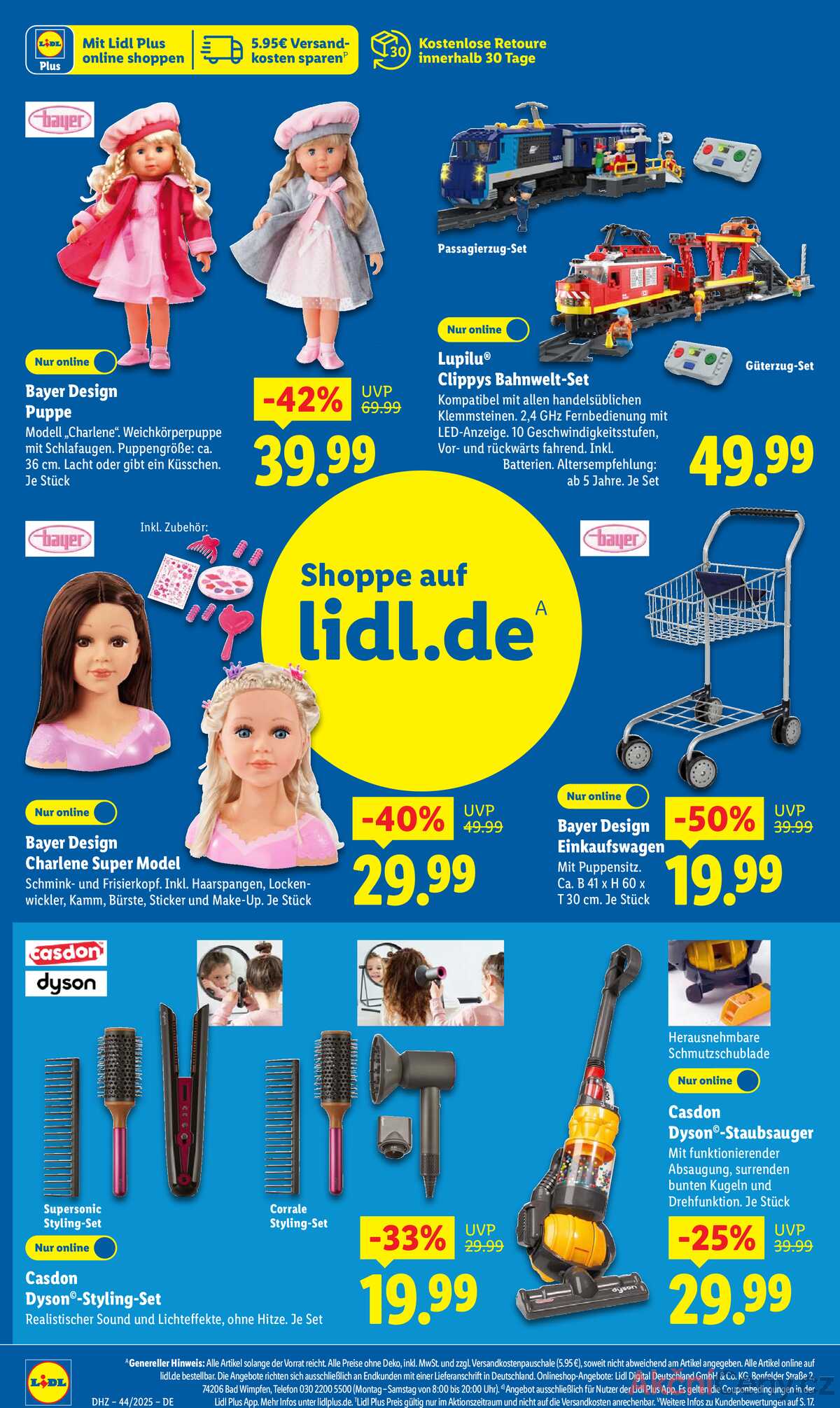Leták Lidl Německo 27.10.-1.11.2025 strana 44
