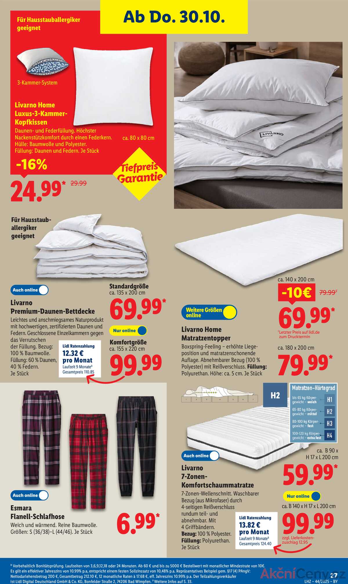 Leták Lidl Německo 27.10.-1.11.2025 strana 47