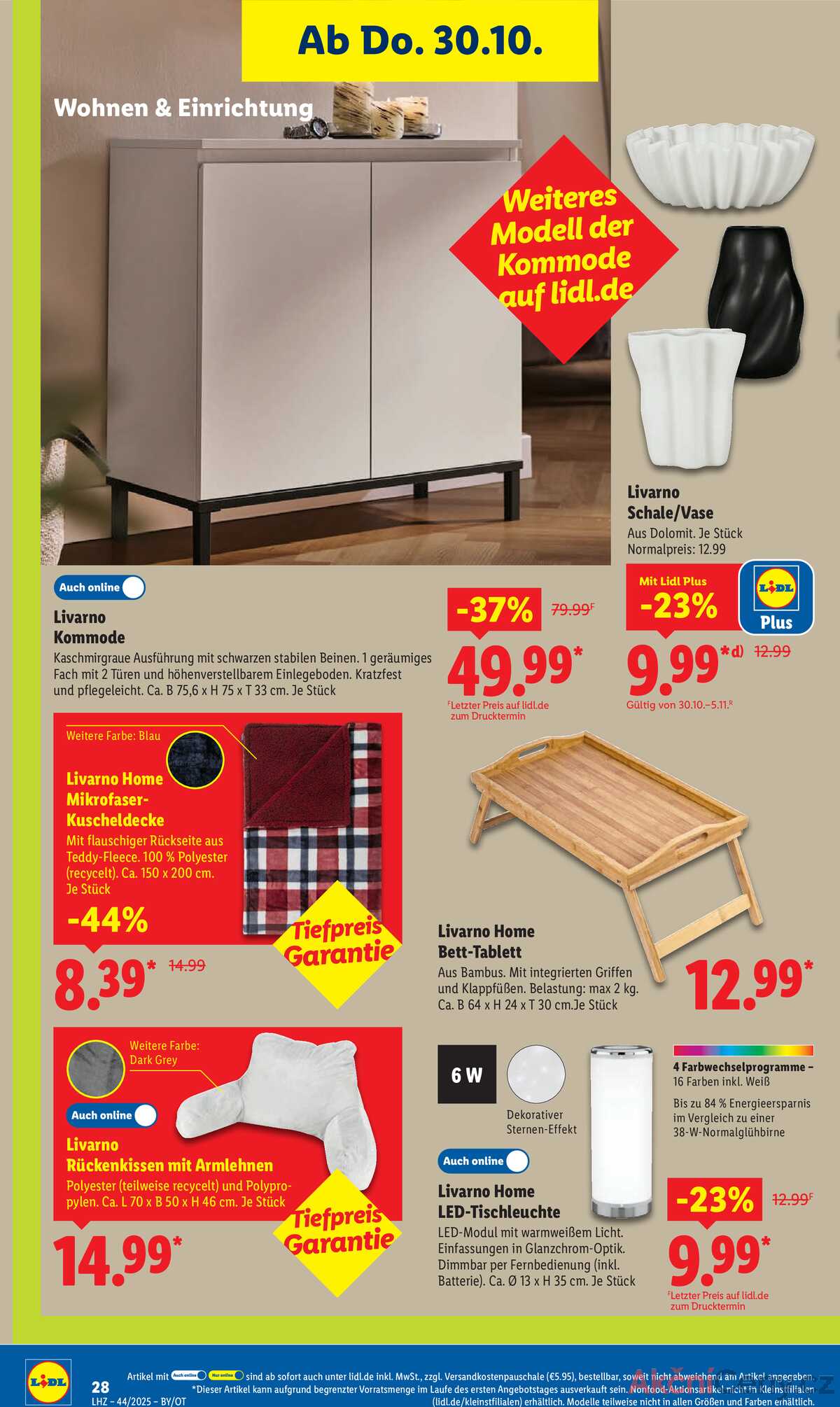 Leták Lidl Německo 27.10.-1.11.2025 strana 48