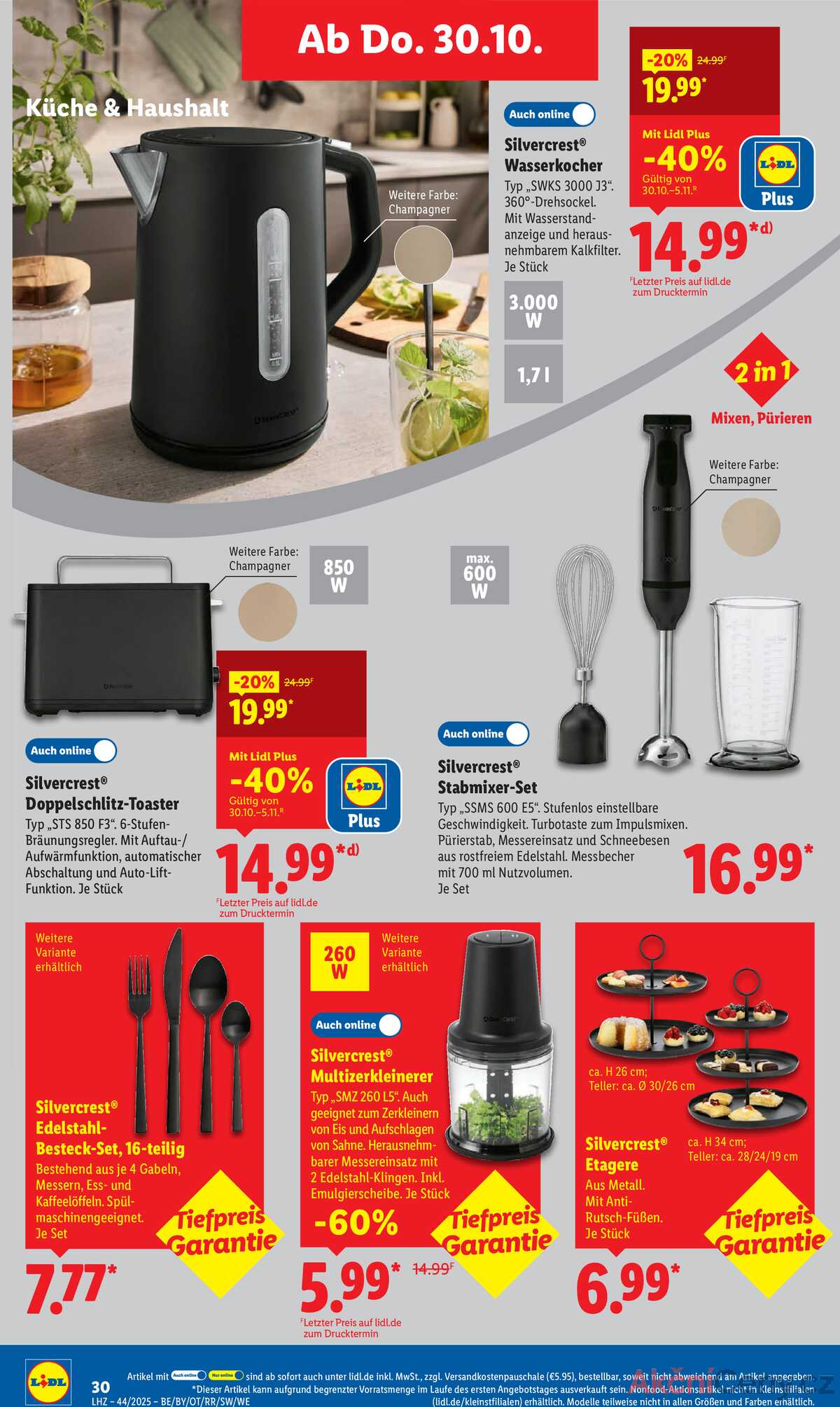 Leták Lidl Německo 27.10.-1.11.2025 strana 50