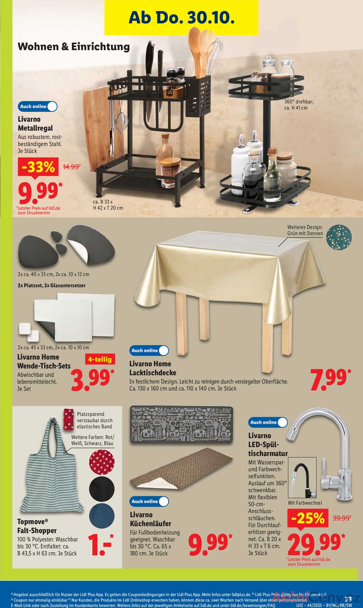 Leták Lidl Německo 27.10.-1.11.2025 strana 53