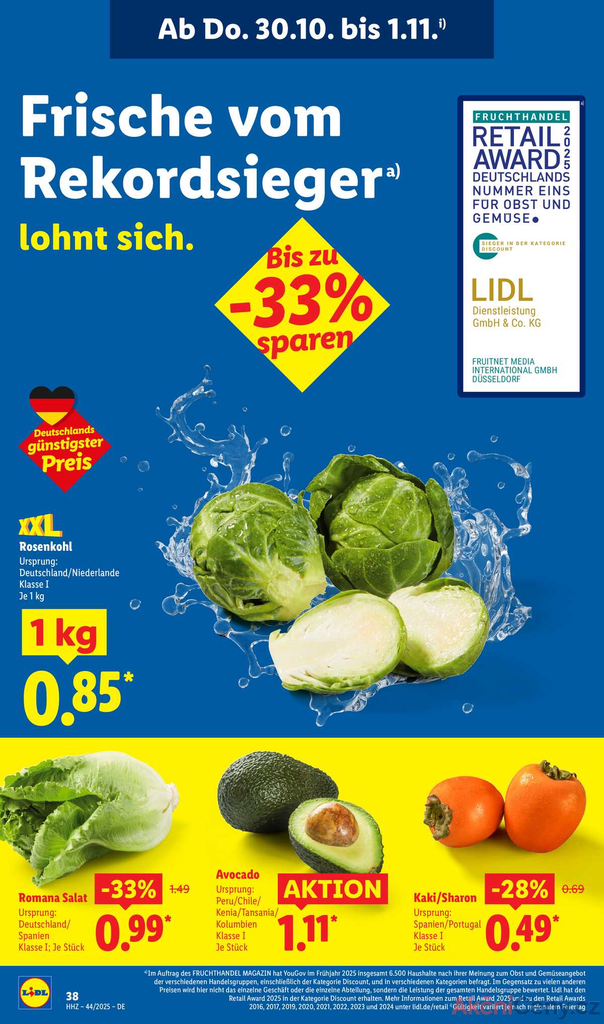 Leták Lidl Německo 27.10.-1.11.2025 strana 58