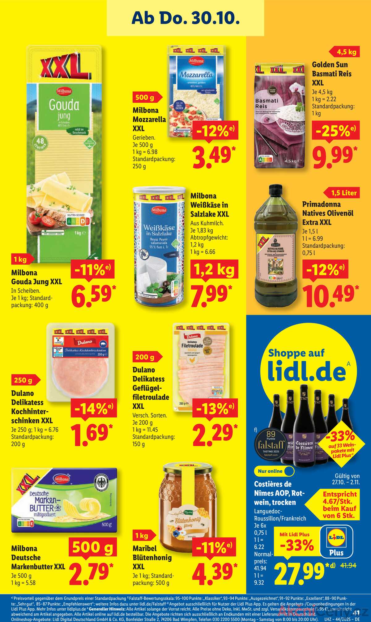 Leták Lidl Německo 27.10.-1.11.2025 strana 61