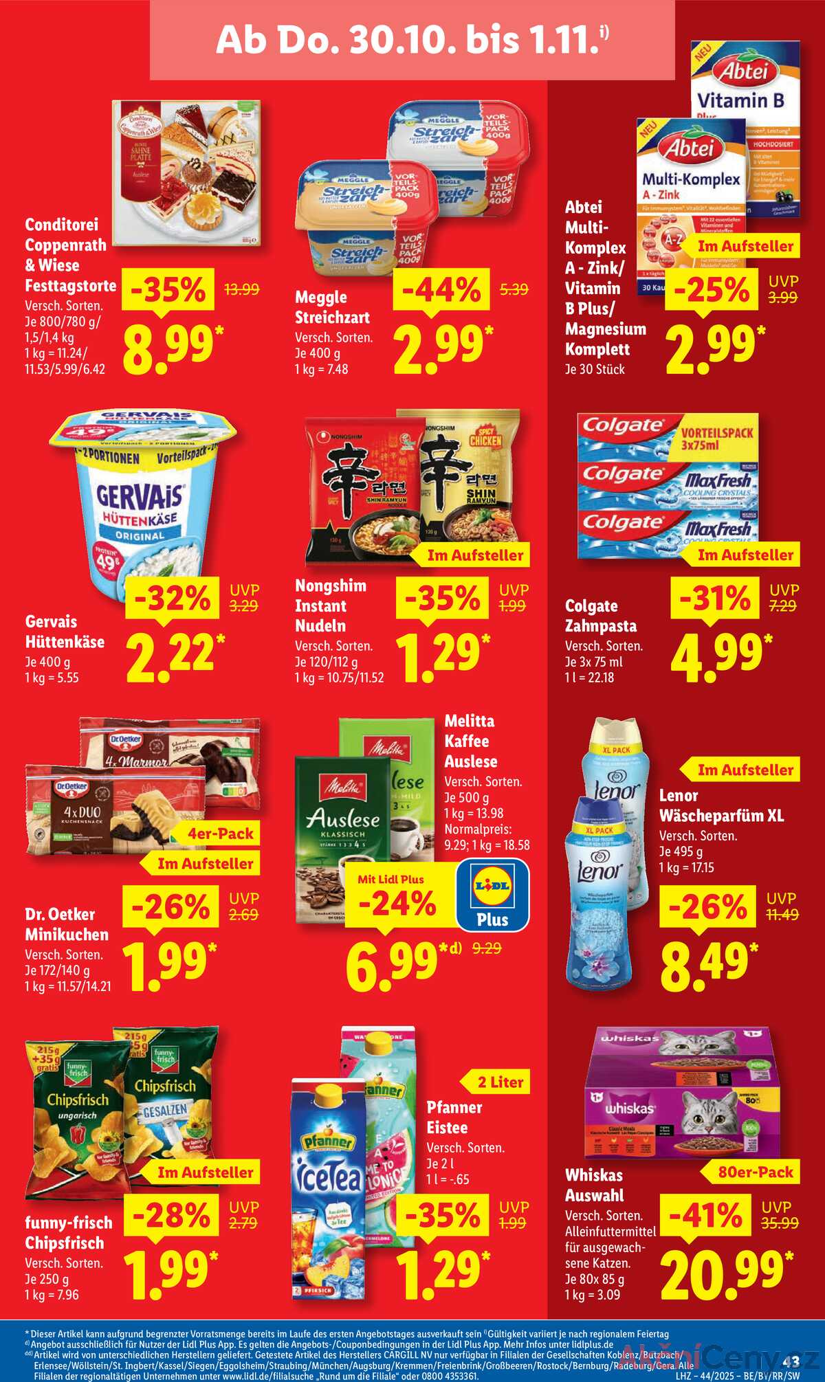 Leták Lidl Německo 27.10.-1.11.2025 strana 63