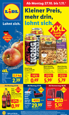 Leták Lidl Německo 27.10.-1.11.2025
