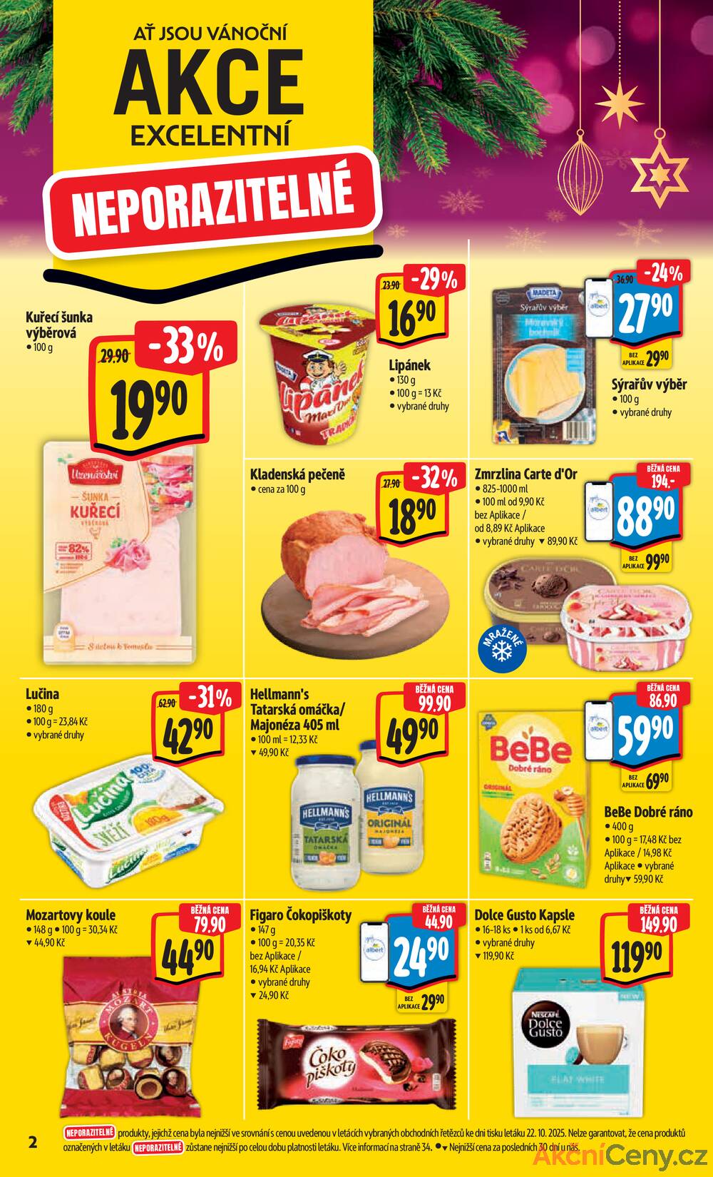 Leták Albert - Albert  Hypermarket od 29.10. do 4.11.2025 - strana 2 Leták Albert - Albert  Hypermarket od 29.10. do 4.11.2025 - strana 2