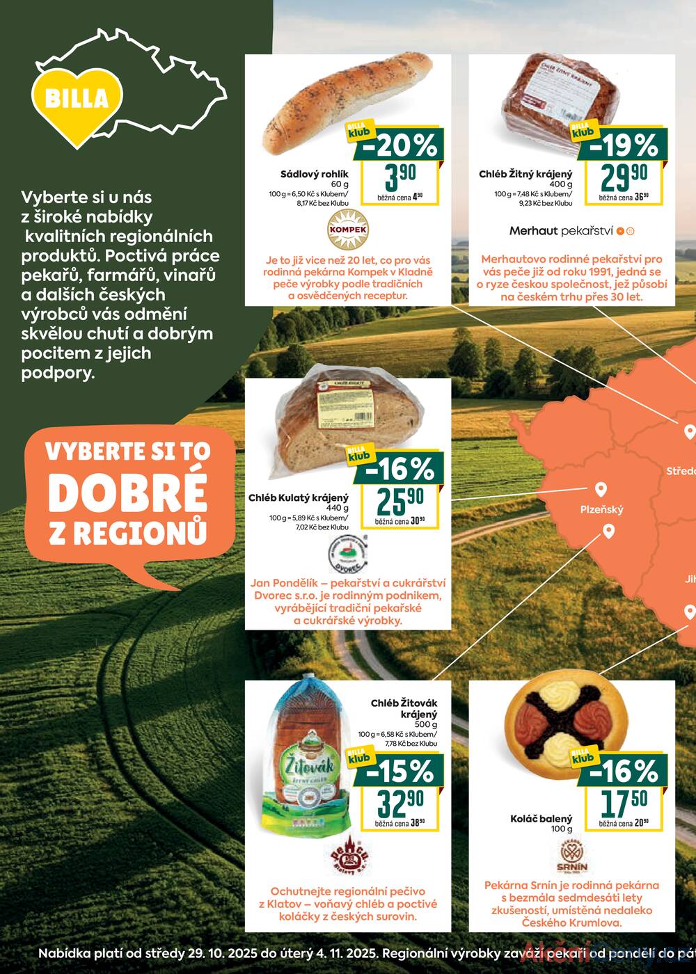 Leták Billa - Billa  od 29.10. do 4.11.2025 - strana 10 Leták Billa - Billa  od 29.10. do 4.11.2025 - strana 10