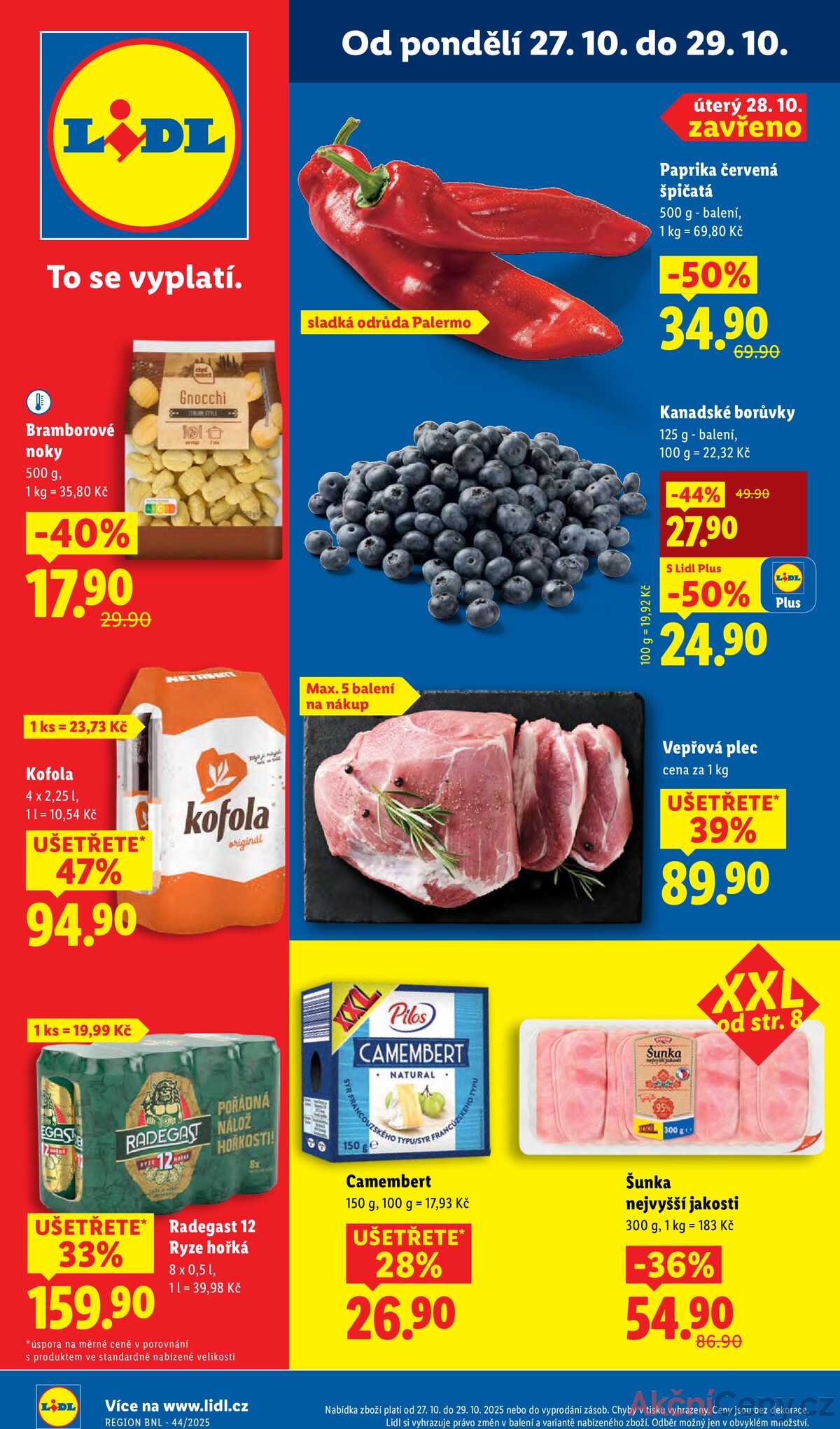 Lidl od 27.10. do 29.10.2025 strana 1