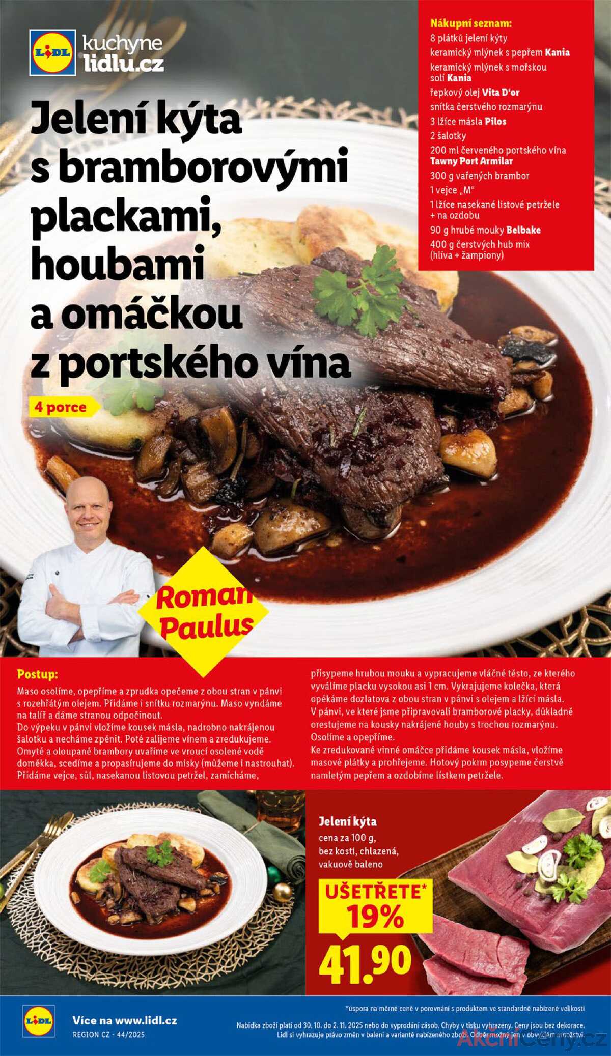Lidl Čtvrtek od 30.10. do 2.11.2025 strana 44