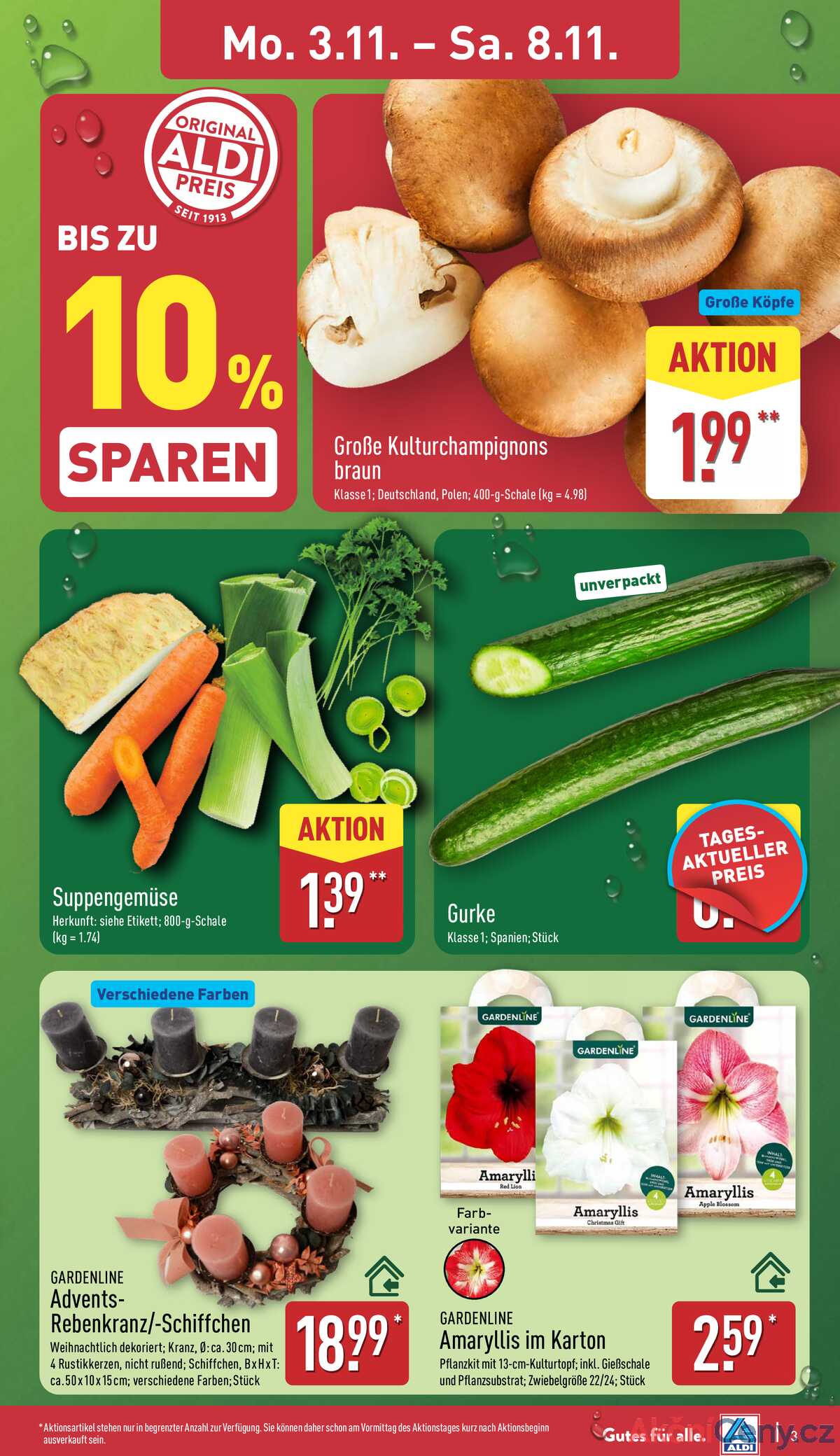 Leták ALDI Německo 3.11.-9.11.2025 strana 3
