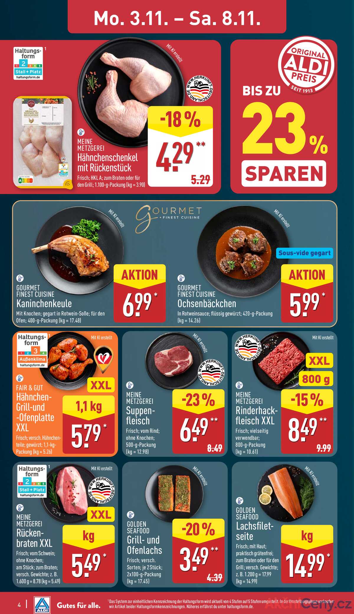Leták ALDI Německo 3.11.-9.11.2025 strana 4