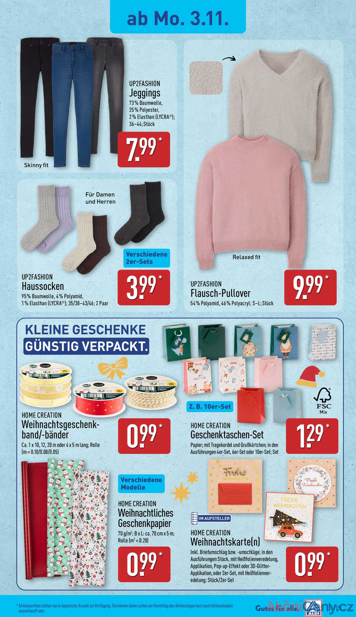 Leták ALDI Německo 3.11.-9.11.2025 strana 15