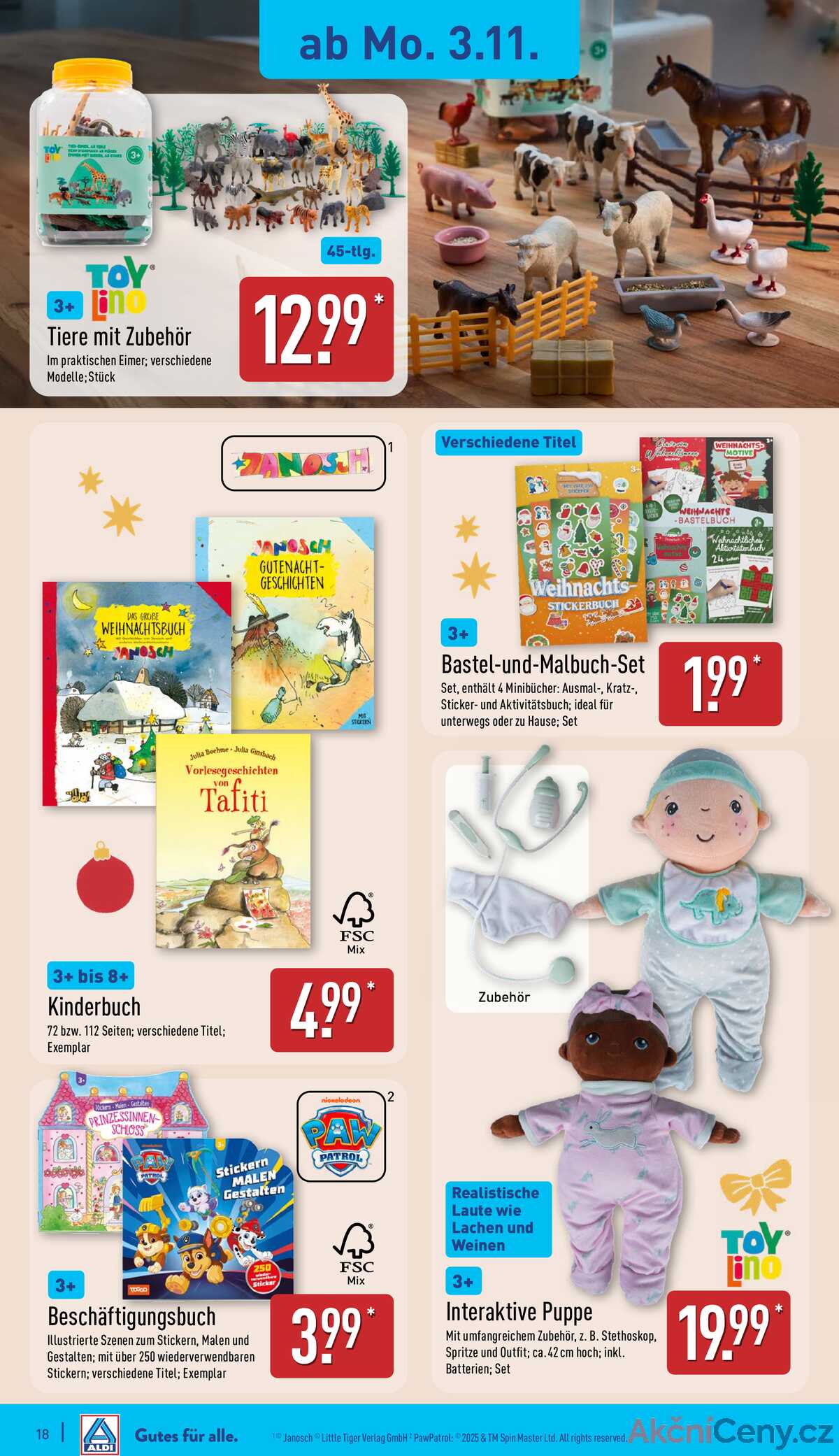 Leták ALDI Německo 3.11.-9.11.2025 strana 18