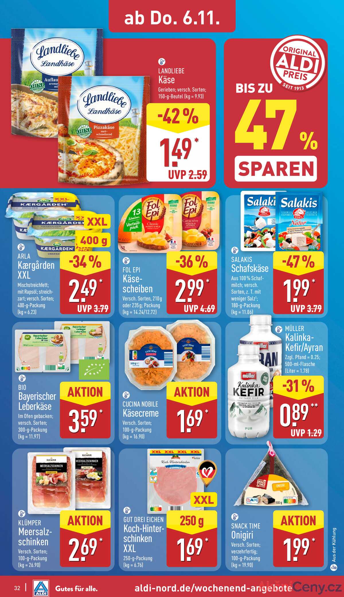 Leták ALDI Německo 3.11.-9.11.2025 strana 36