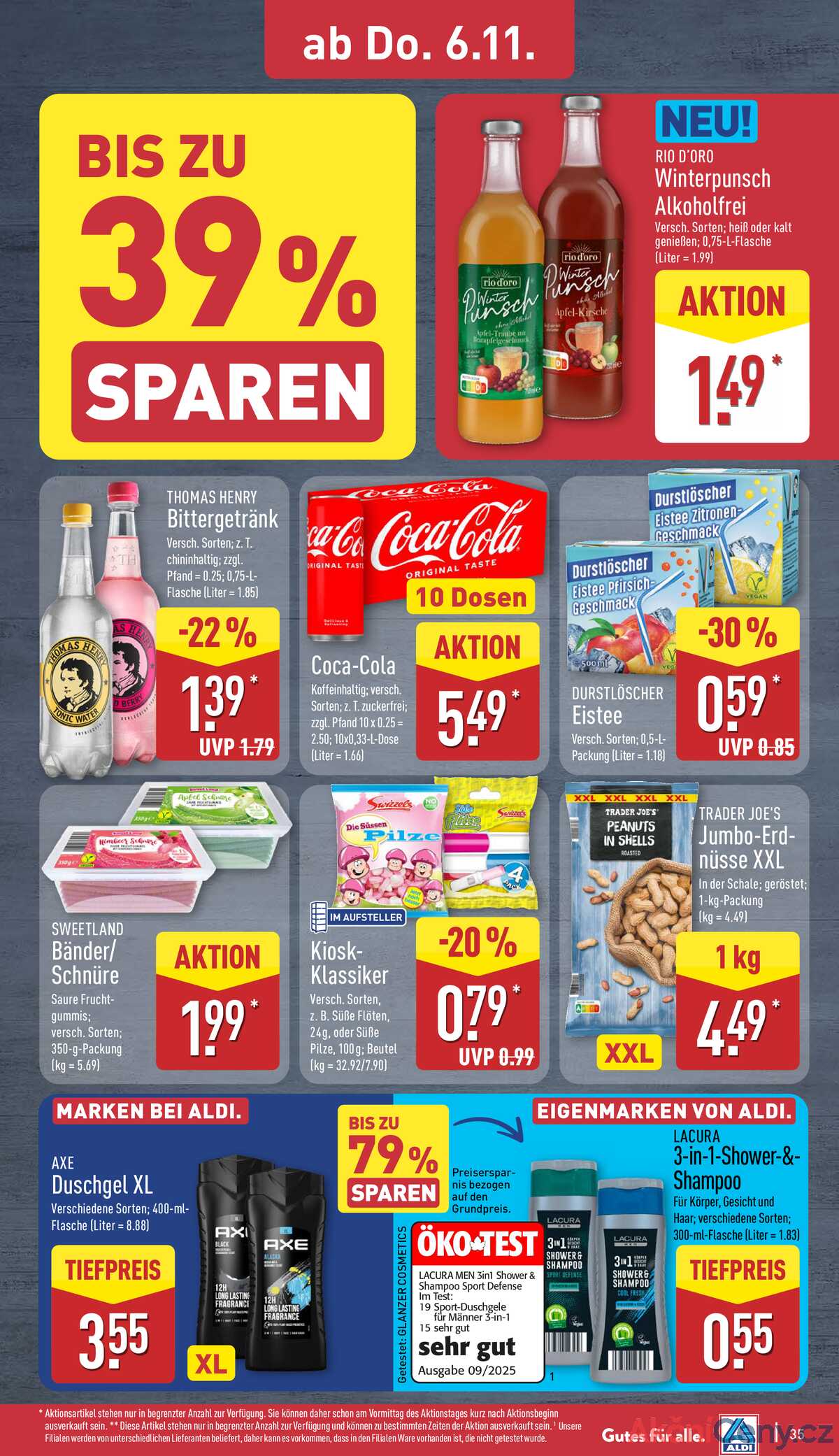 Leták ALDI Německo 3.11.-9.11.2025 strana 39