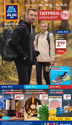 Leták ALDI SÜD Německo 10.11.-16.11.2025