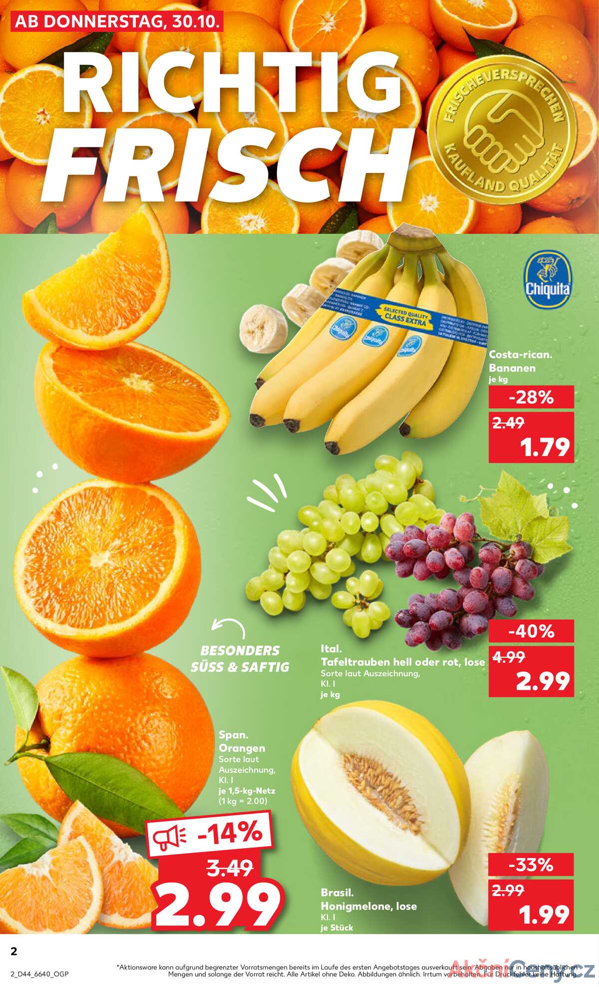 Leták Kaufland Německo 30.10.-5.11.2025 strana 2