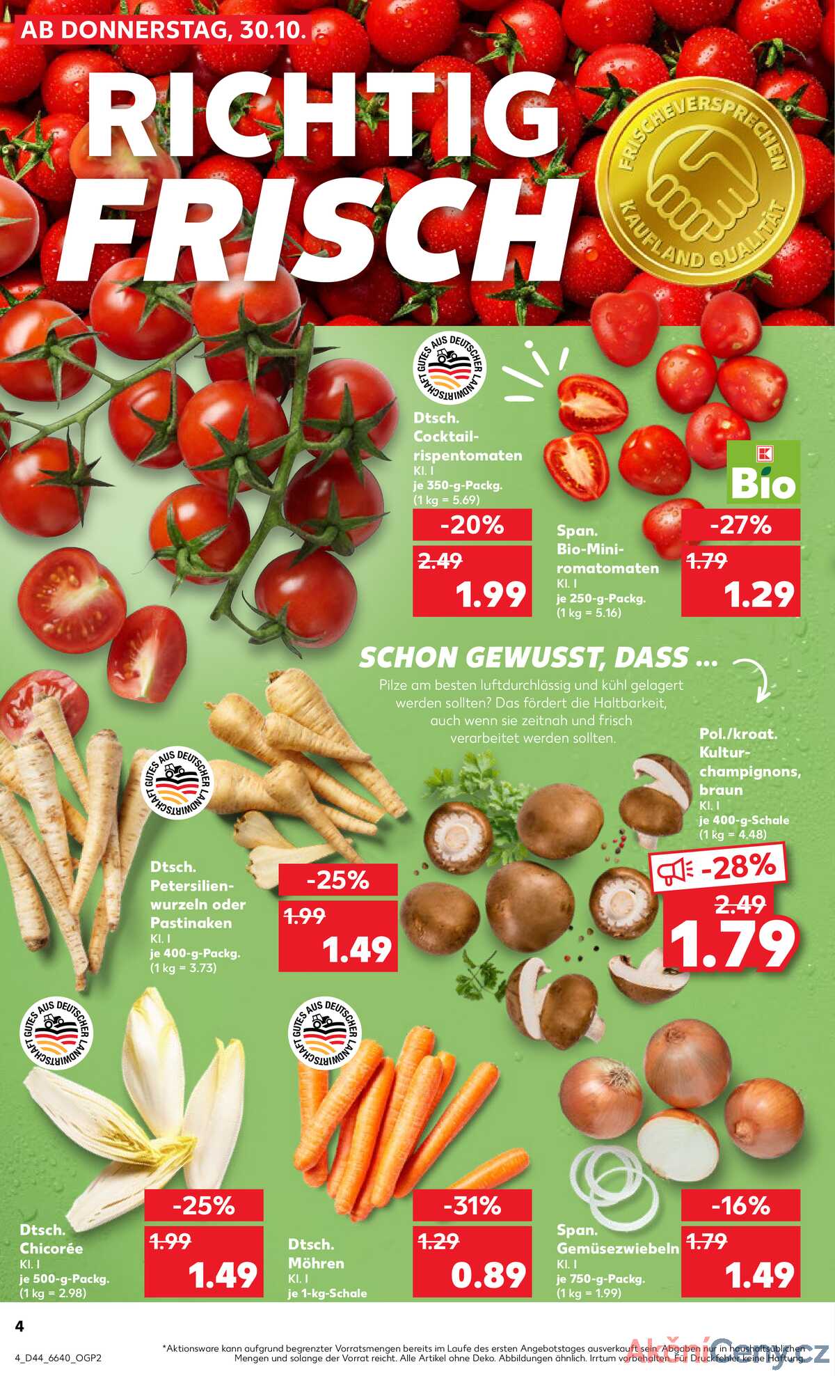 Leták Kaufland Německo 30.10.-5.11.2025 strana 4