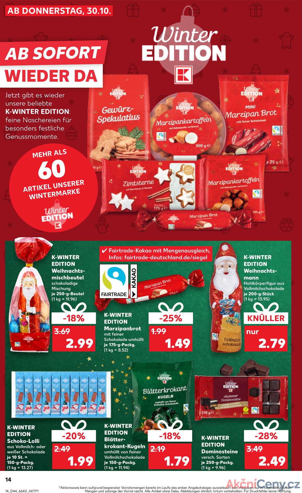 Leták Kaufland Německo 30.10.-5.11.2025 strana 14