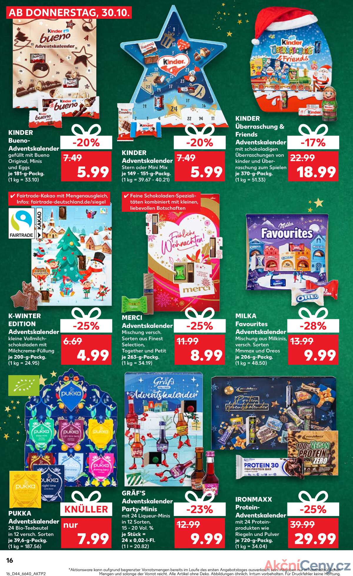 Leták Kaufland Německo 30.10.-5.11.2025 strana 16