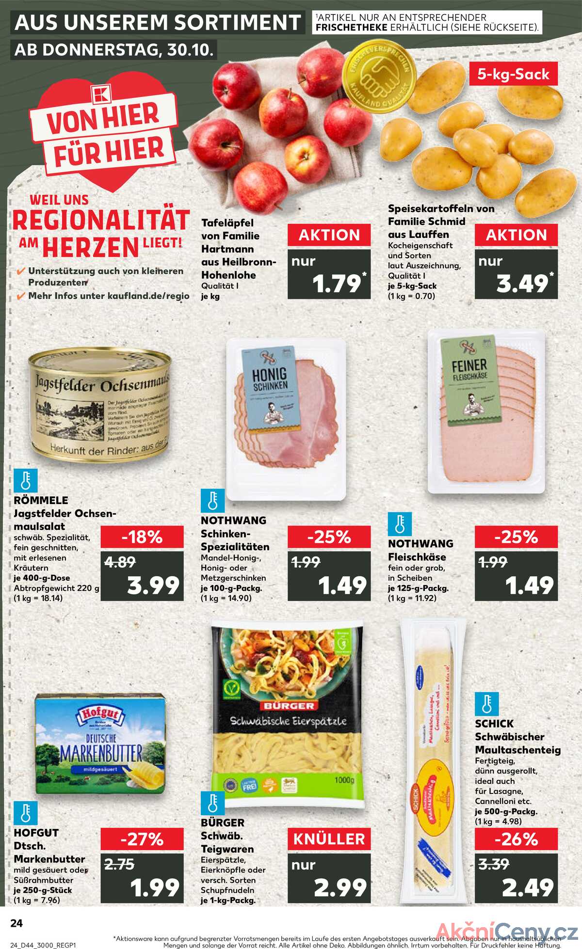 Leták Kaufland Německo 30.10.-5.11.2025 strana 24