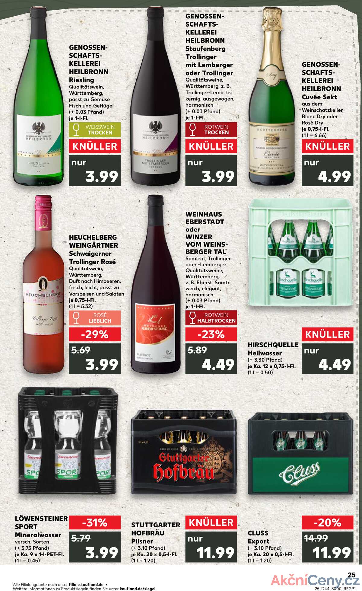 Leták Kaufland Německo 30.10.-5.11.2025 strana 25