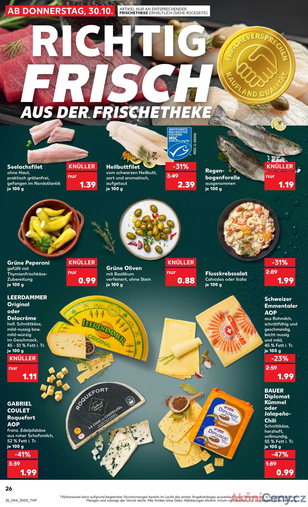 Leták Kaufland Německo 30.10.-5.11.2025 strana 26